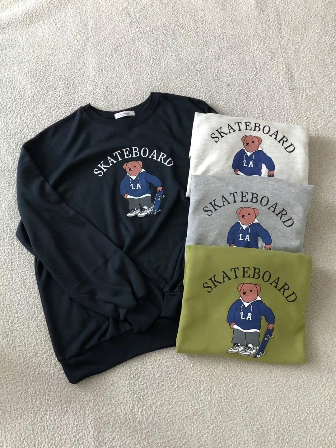 韓國薄絨毛熊仔Hoodie 