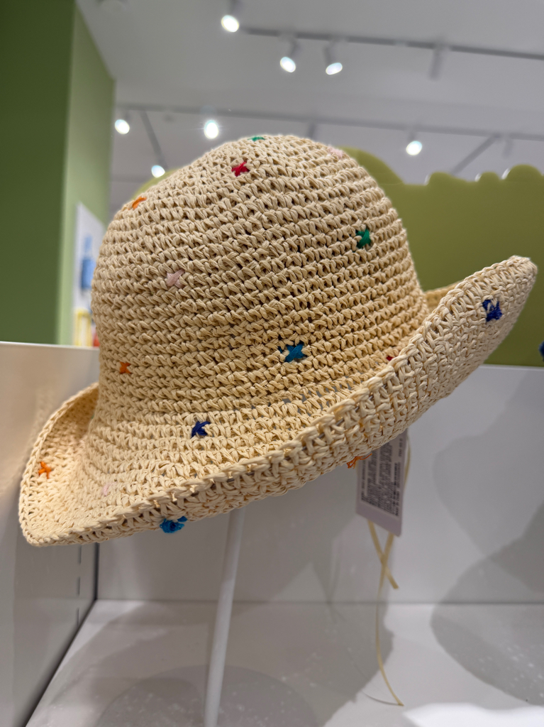 Colorful Mixed Yarn Straw Hat