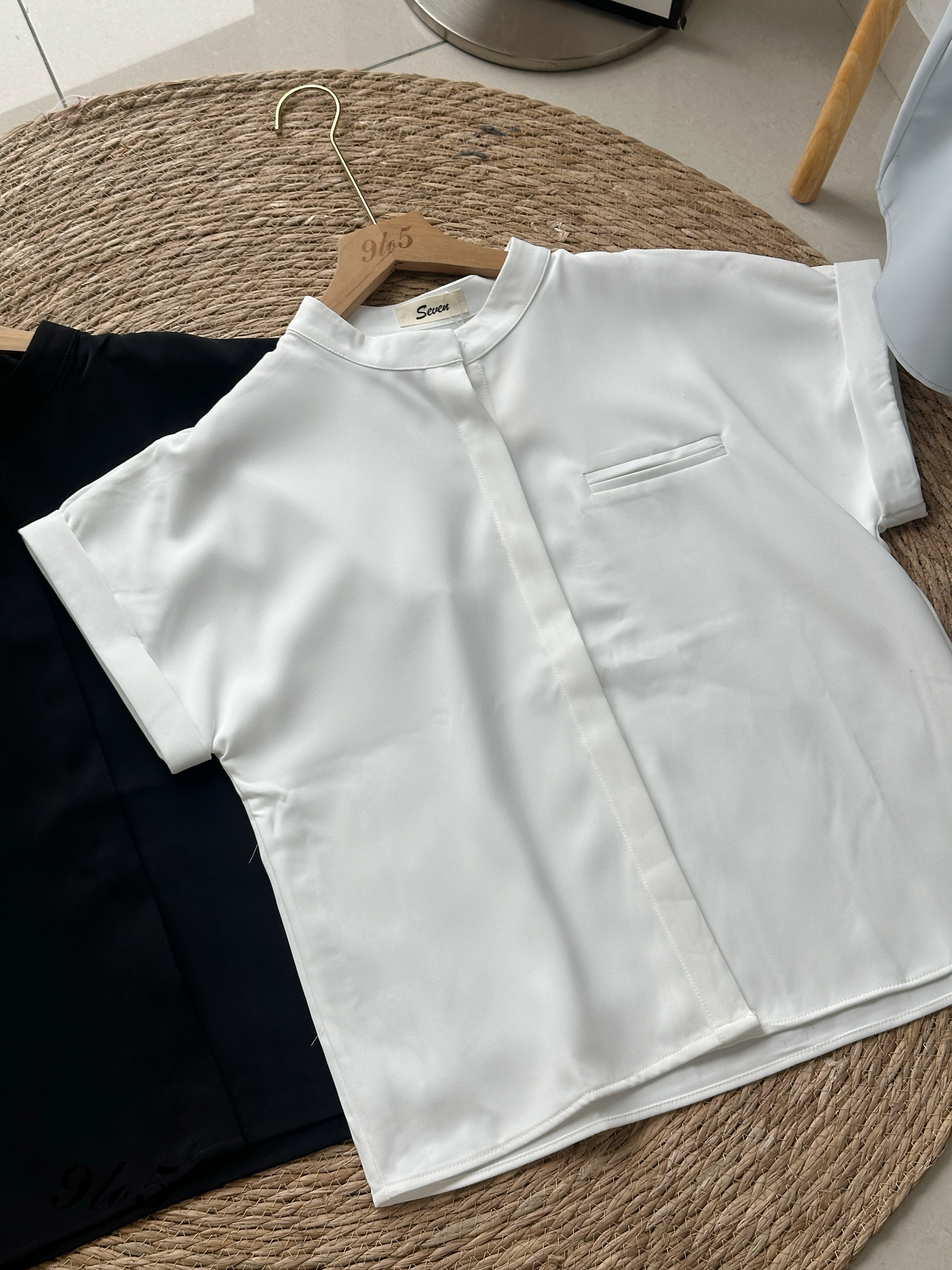 T4098 Cape Sleeve Shirt - 3 Colors 