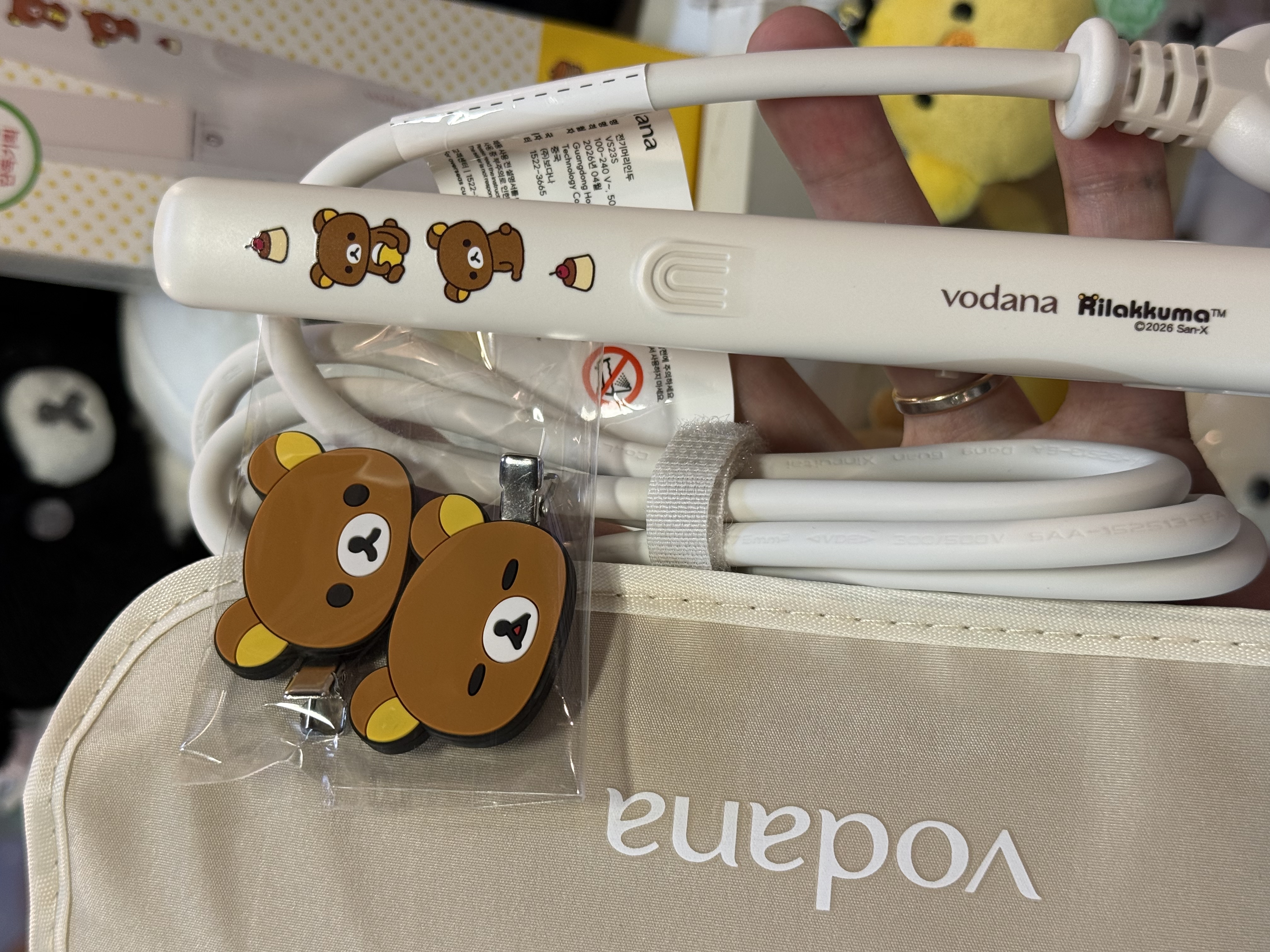 《現貨》全新韓國限定 vodana  x  Rilakkuma 直髮夾 Rilakkuma /小雞款