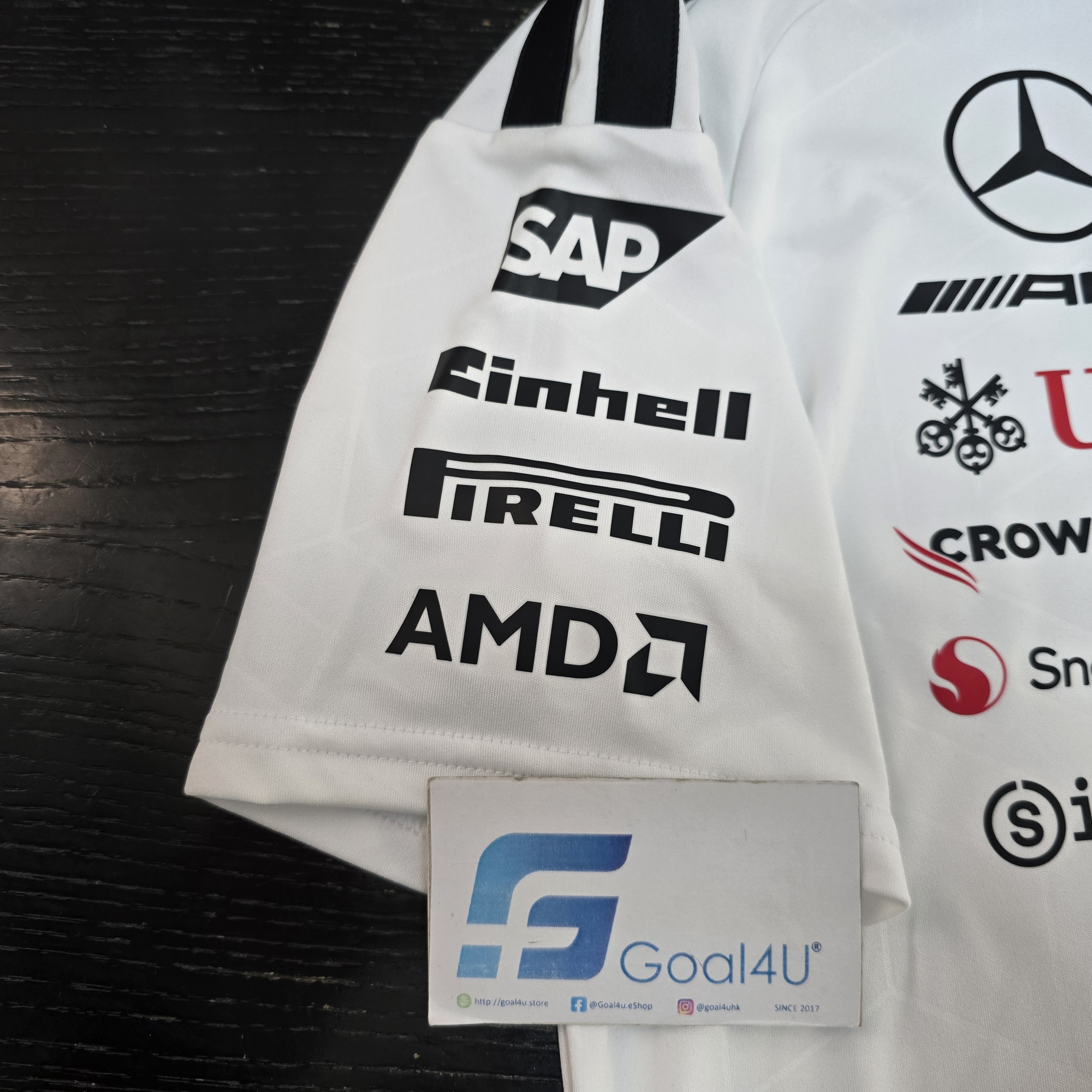 #部分碼現貨 Adidas F1 Mercedes Benz 平治車隊 2026 白色車手短袖隊服 KF0160