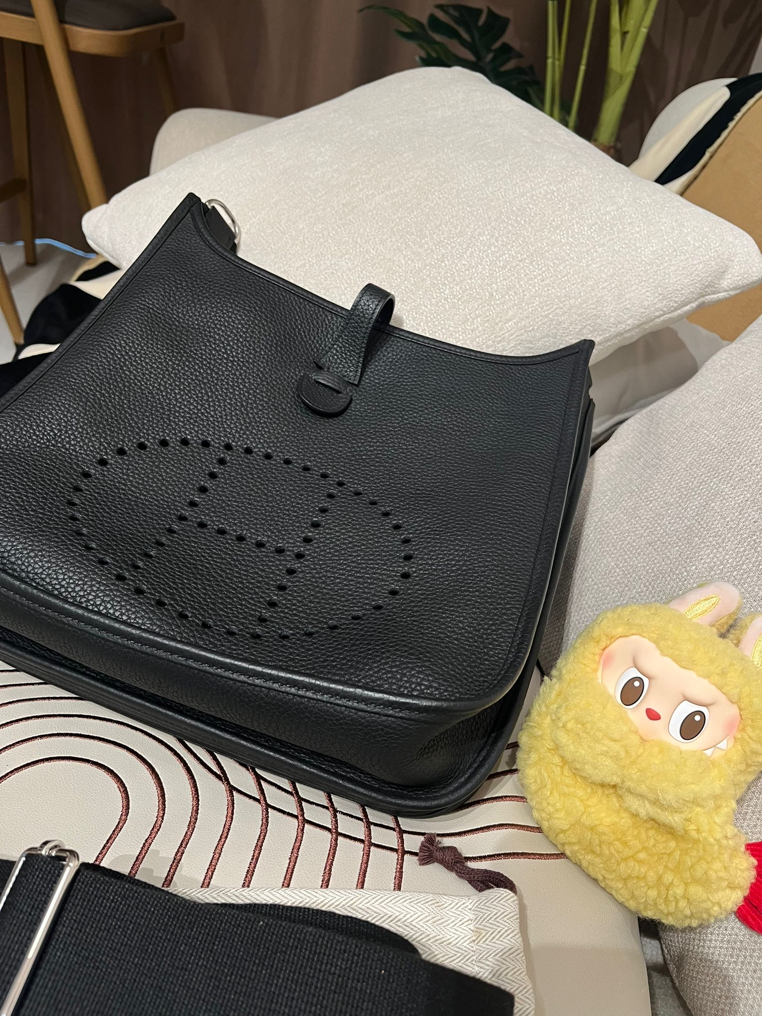 Hermes evelyne 29, STAMP D 黑銀100%Authentic ,98%new ✅專門店收據✅塵袋✅box 