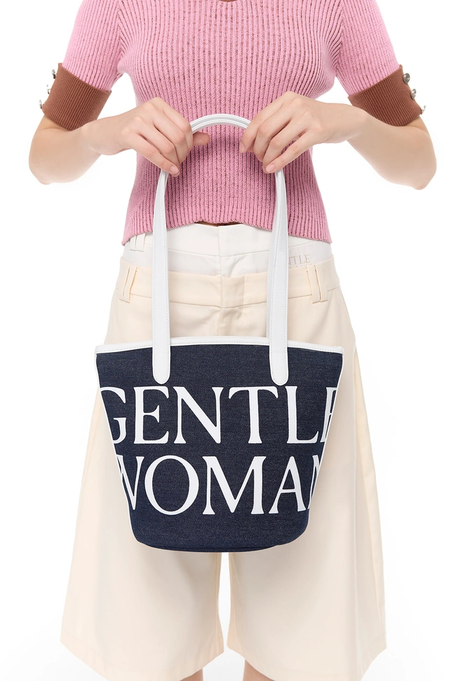 🇹🇭GENTLEWONAN - 拼色牛仔TOTE BAG 代購款