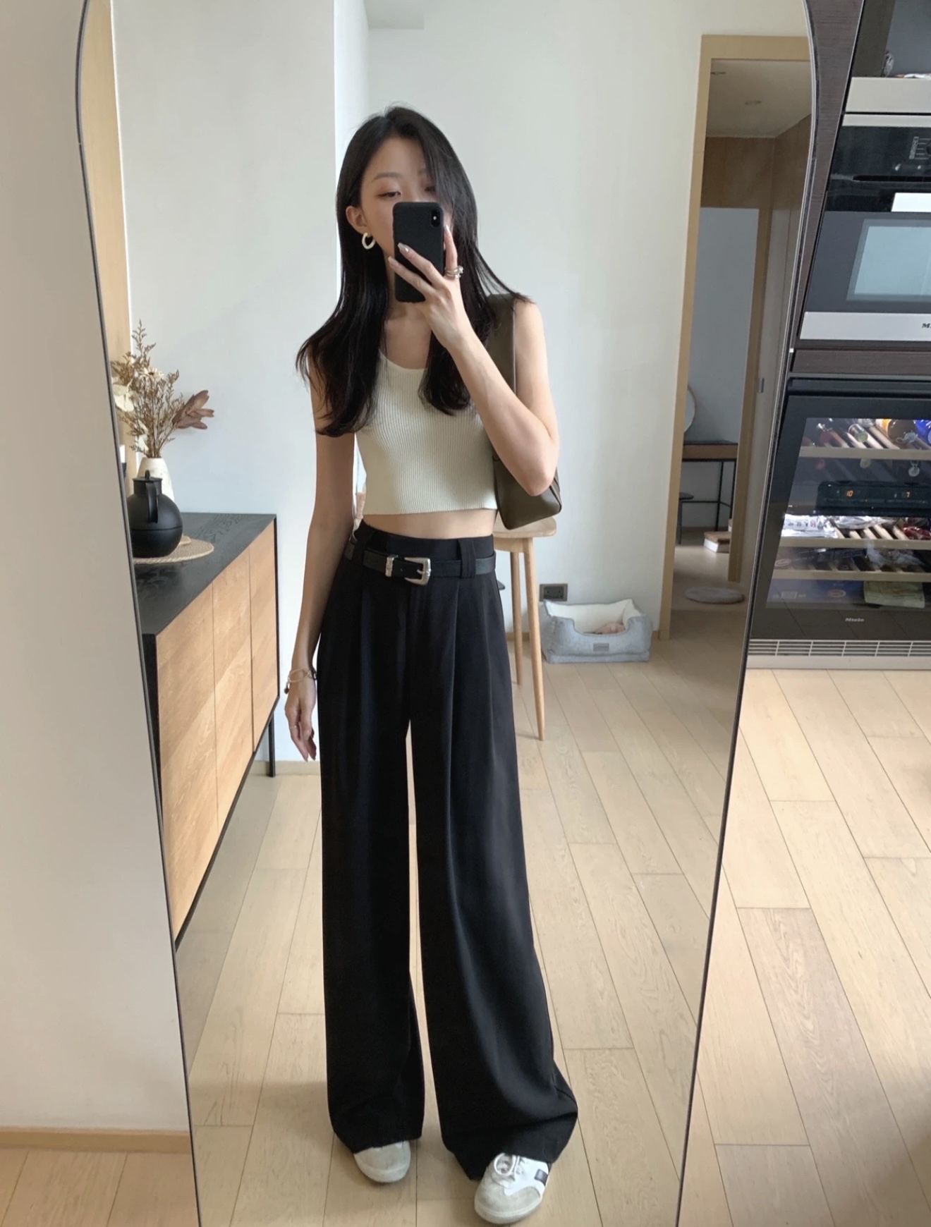 PT222西装韩版宽松裤