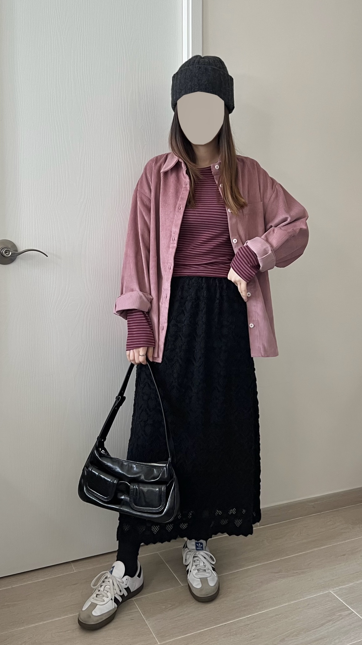 甜甜價 莓果親膚間條衫 現貨