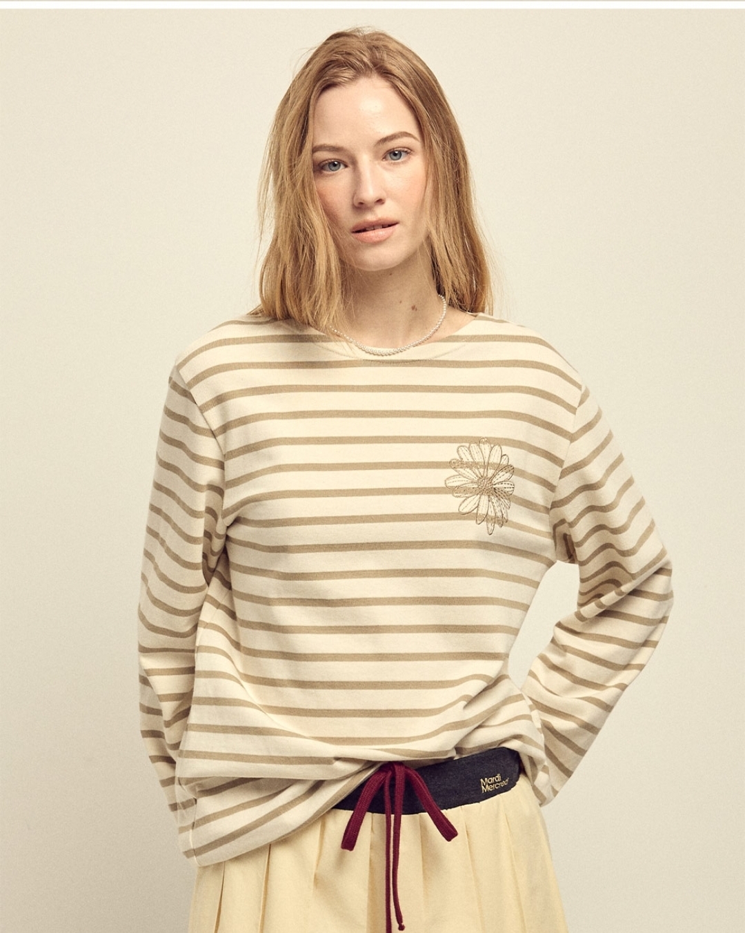 Mardi Mercredi Relay Day | Stripe Long Sleeve Tee