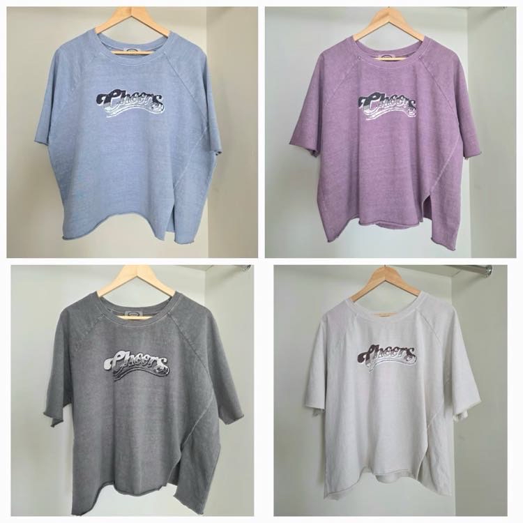 221282 “Cheers”腳開叉Tee