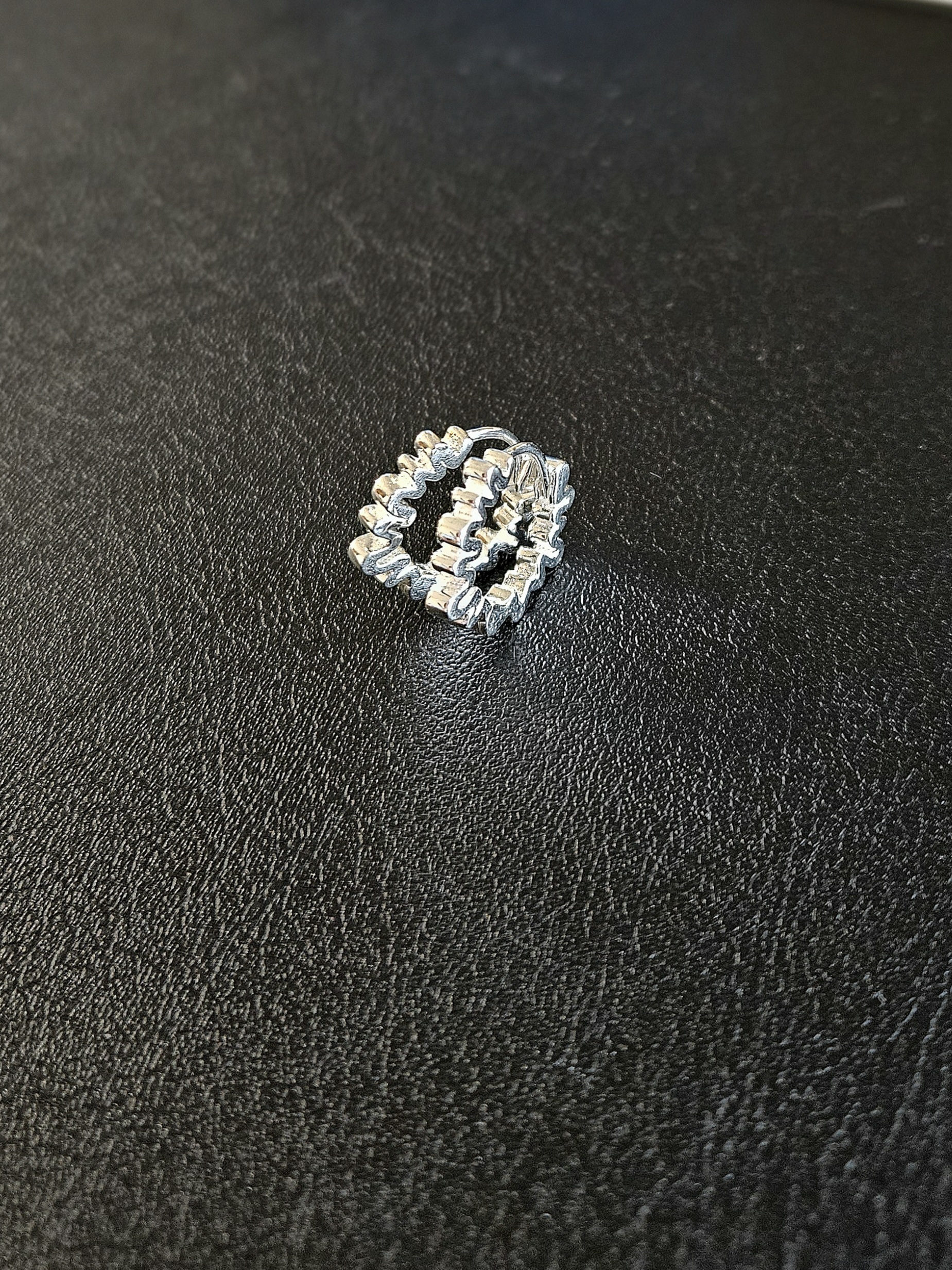 S925 - EE0323 Twist Flow Hoops Earrings 