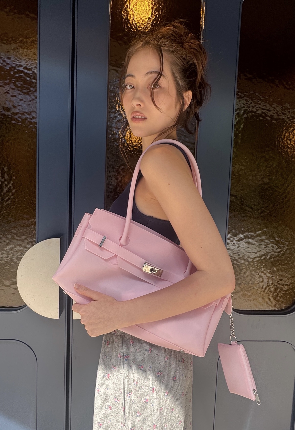 DEINET JELLY TWO-WAY BAG IN PINK