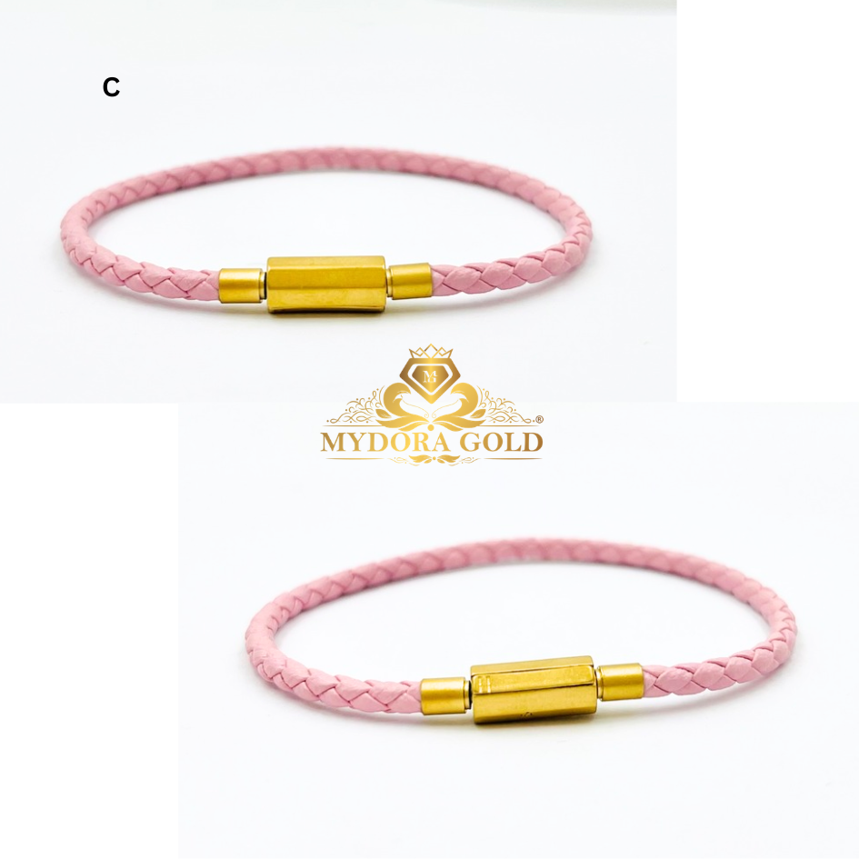 MYDORA Clip Clip Leather Bracelet