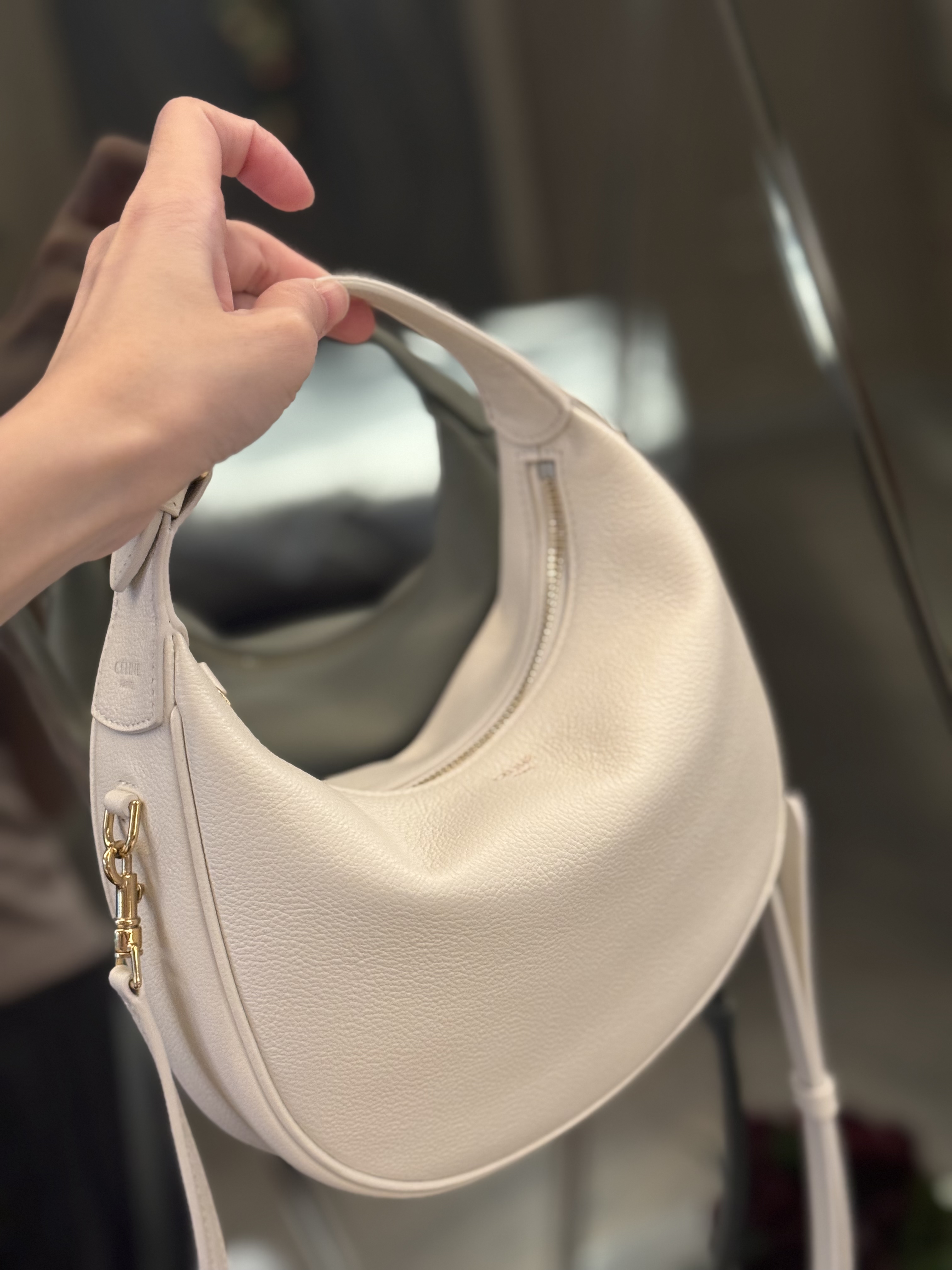 99% New Celine Teen Lulu Bag-White