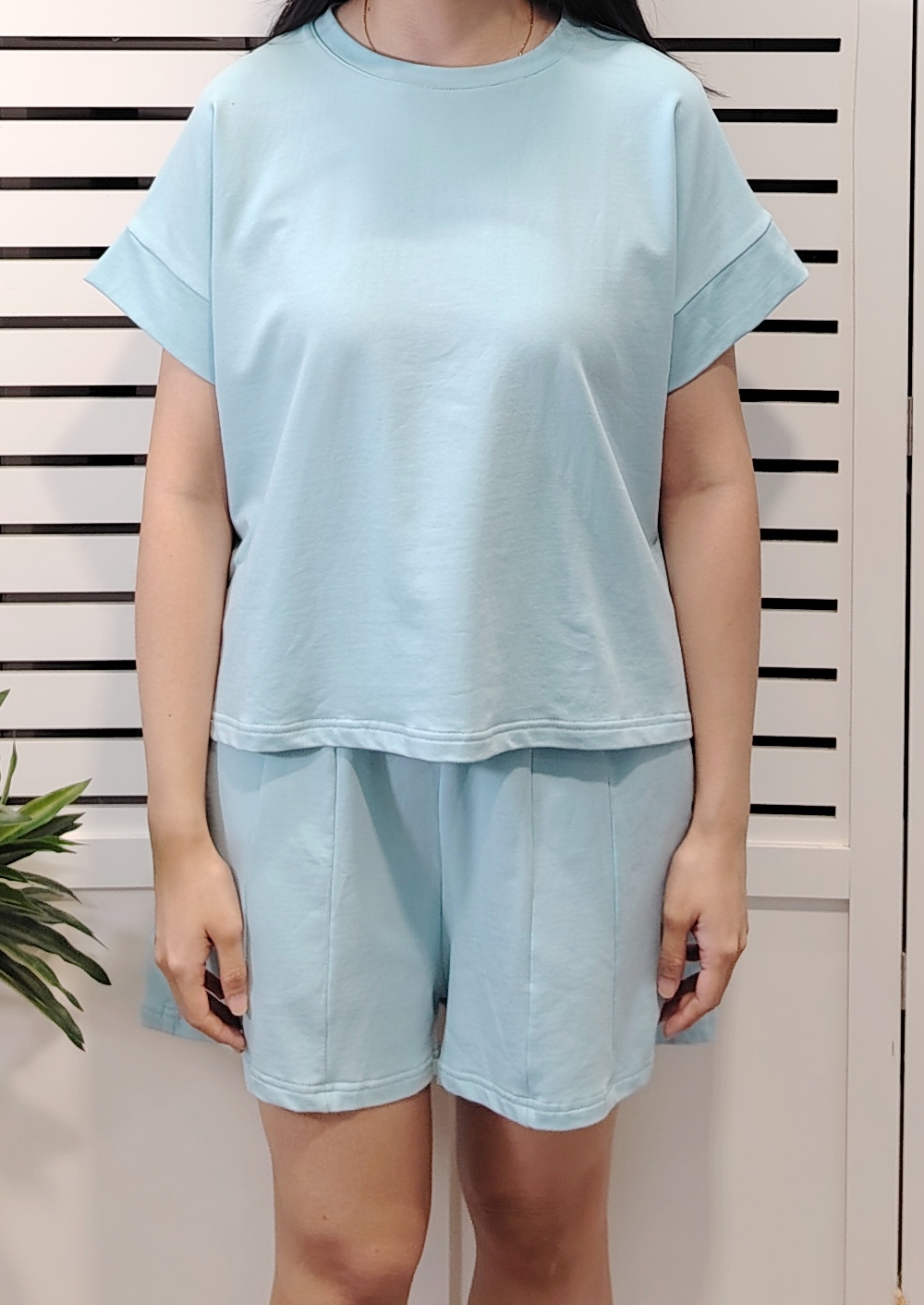 LY620 Cotton Set Tee With Short Pant 