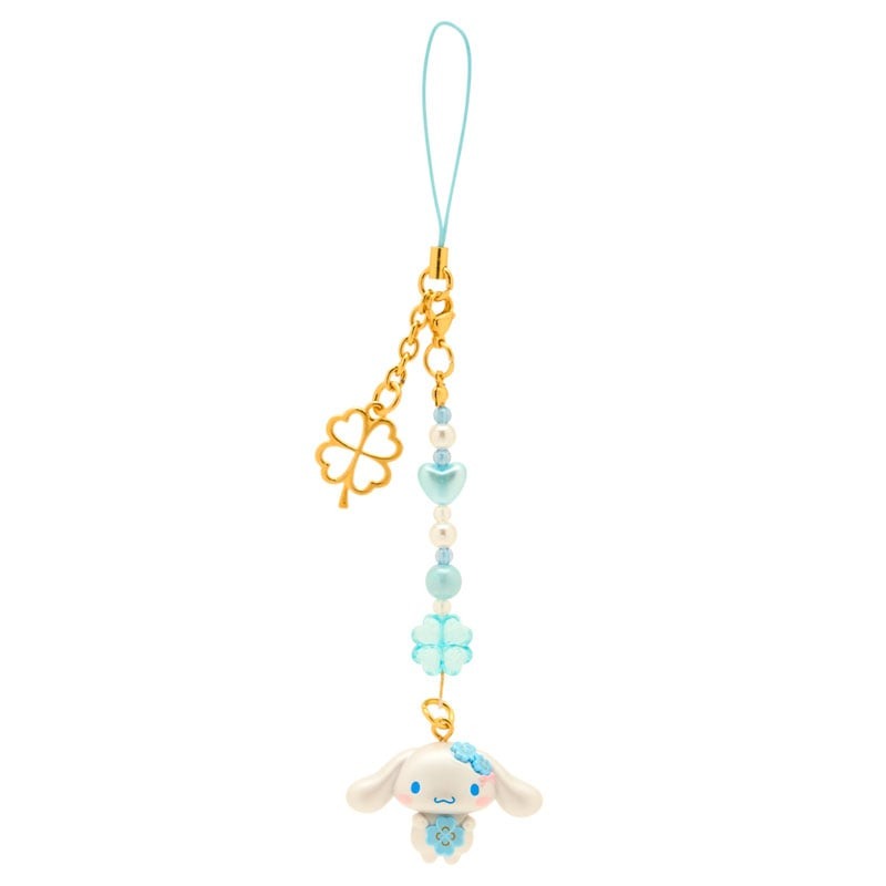 現貨｜Sanrio Cinnamoroll 玉桂狗 四葉草 日版 串珠掛飾 電話繩 (78904-6)