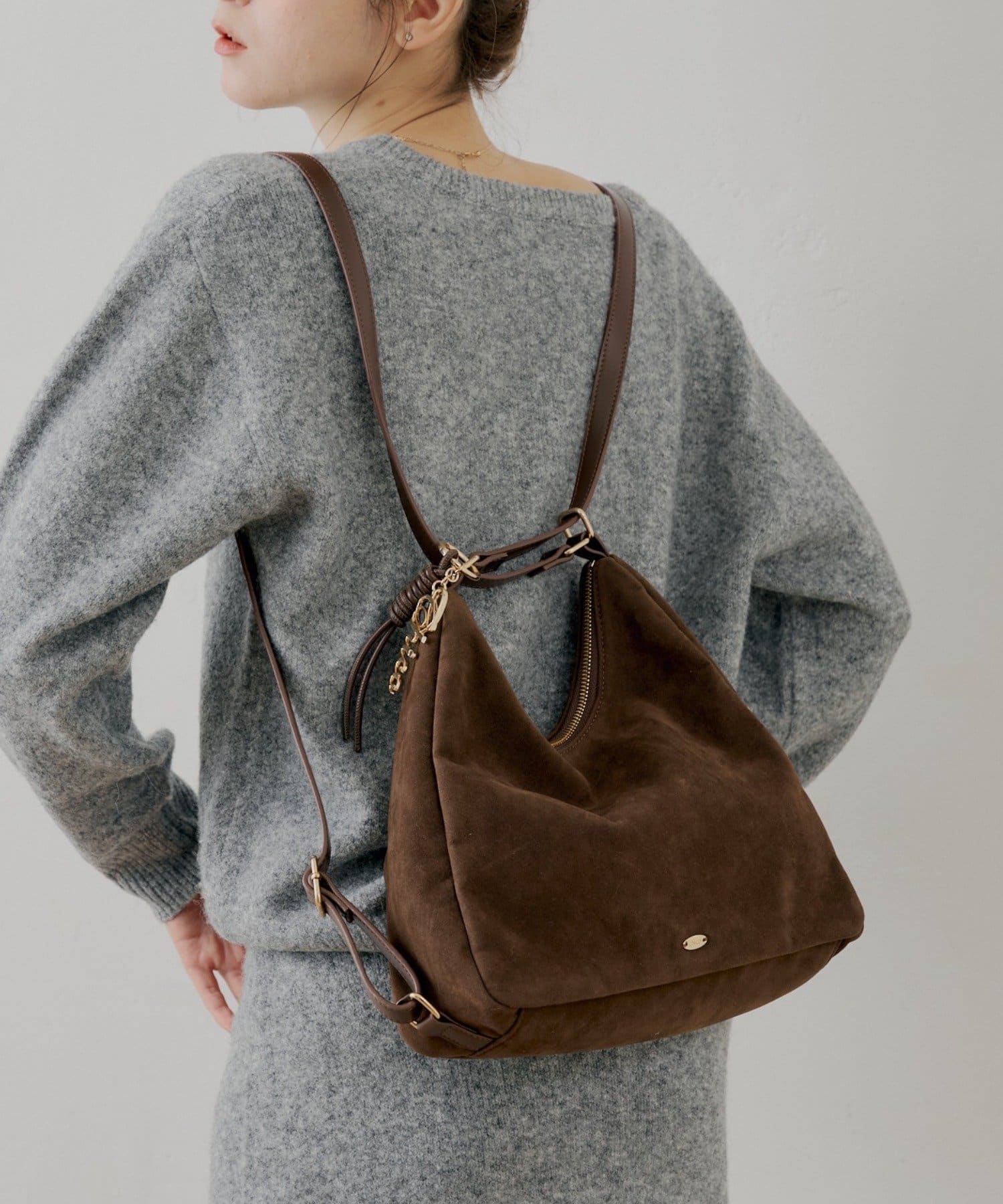 4月連線貨品 - 日本 三用單肩包 附logo吊墜