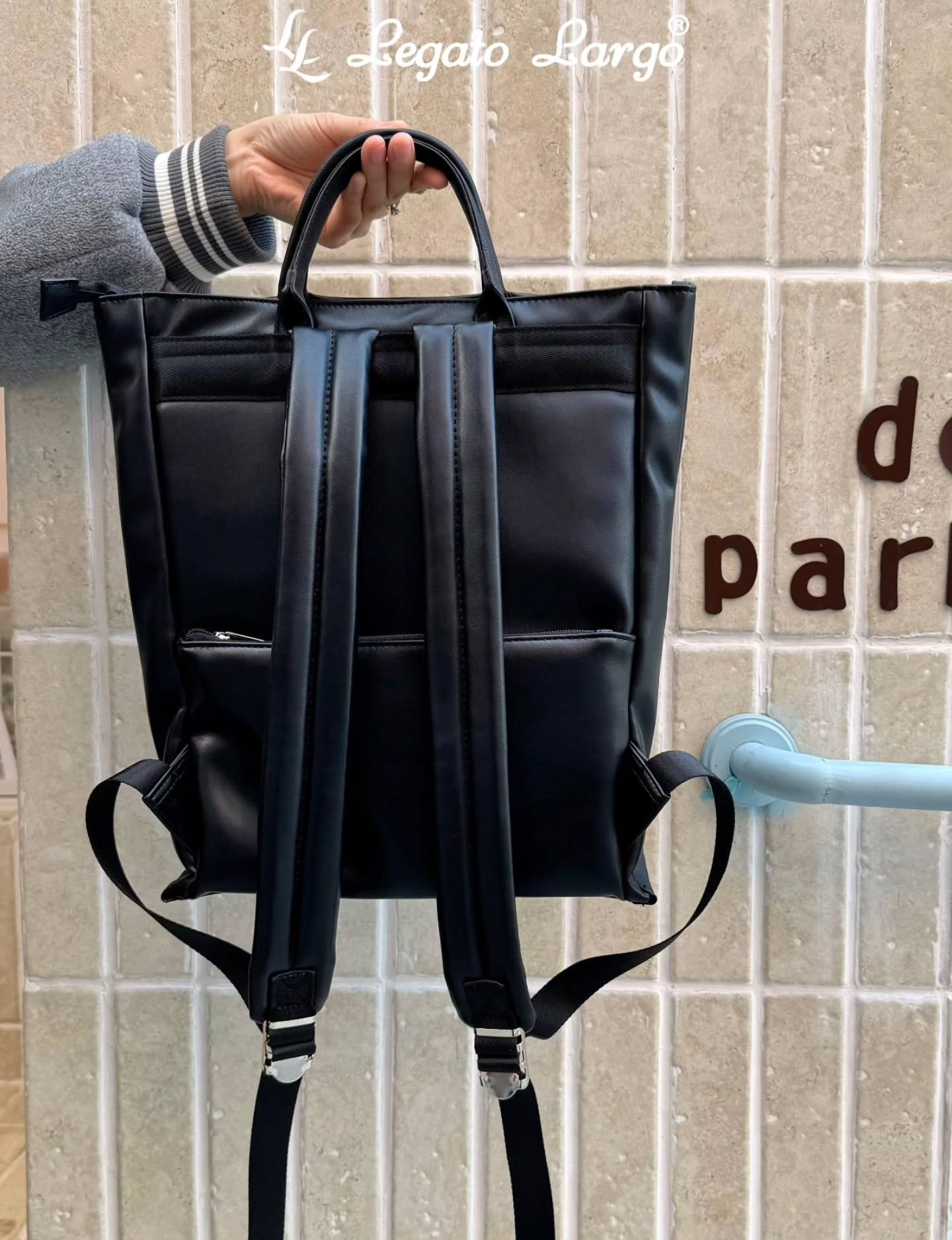 🇯🇵Legato PU皮革后背包