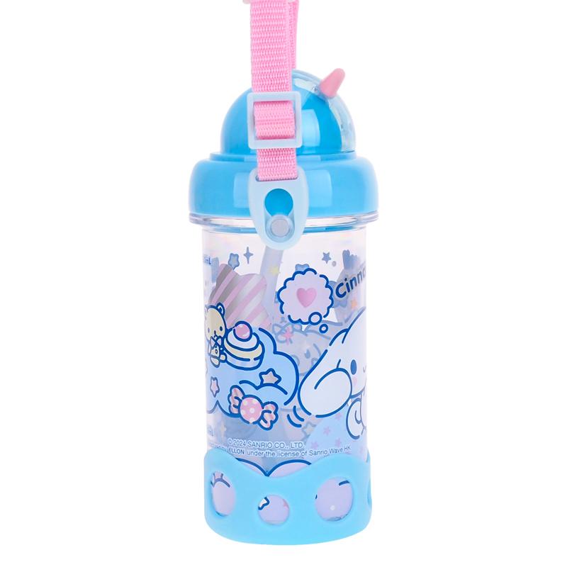 Cinnamoroll 450ml BPA & BPS Free Water Bottle w/ Straw & Neck Strap 膠水樽連飲管及頸繩