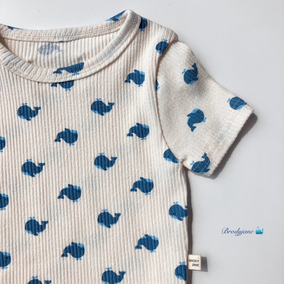 Blue Whale Short-Sleeve