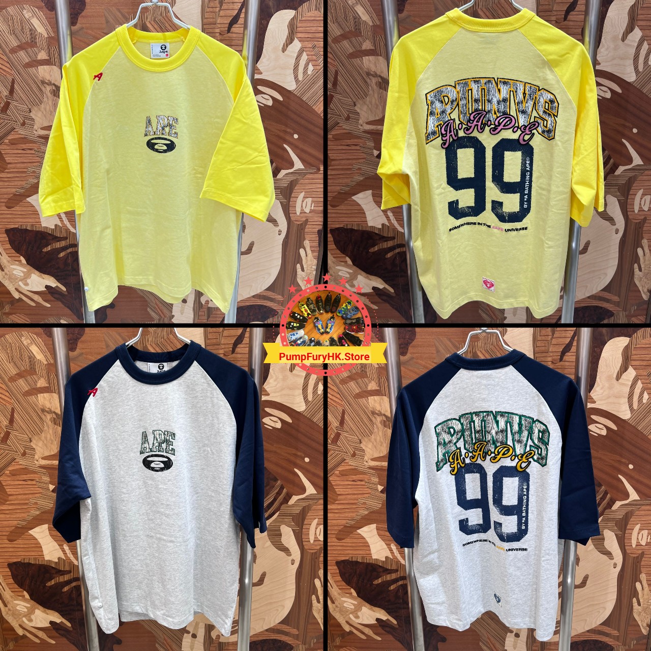 AAPE OVERSIZE fit APUNVS graphic tee (1848) 寬鬆版