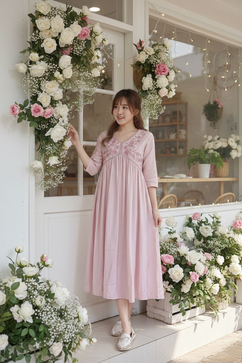 2028 Pink X Purple Simple Rose Emb OP 47" 