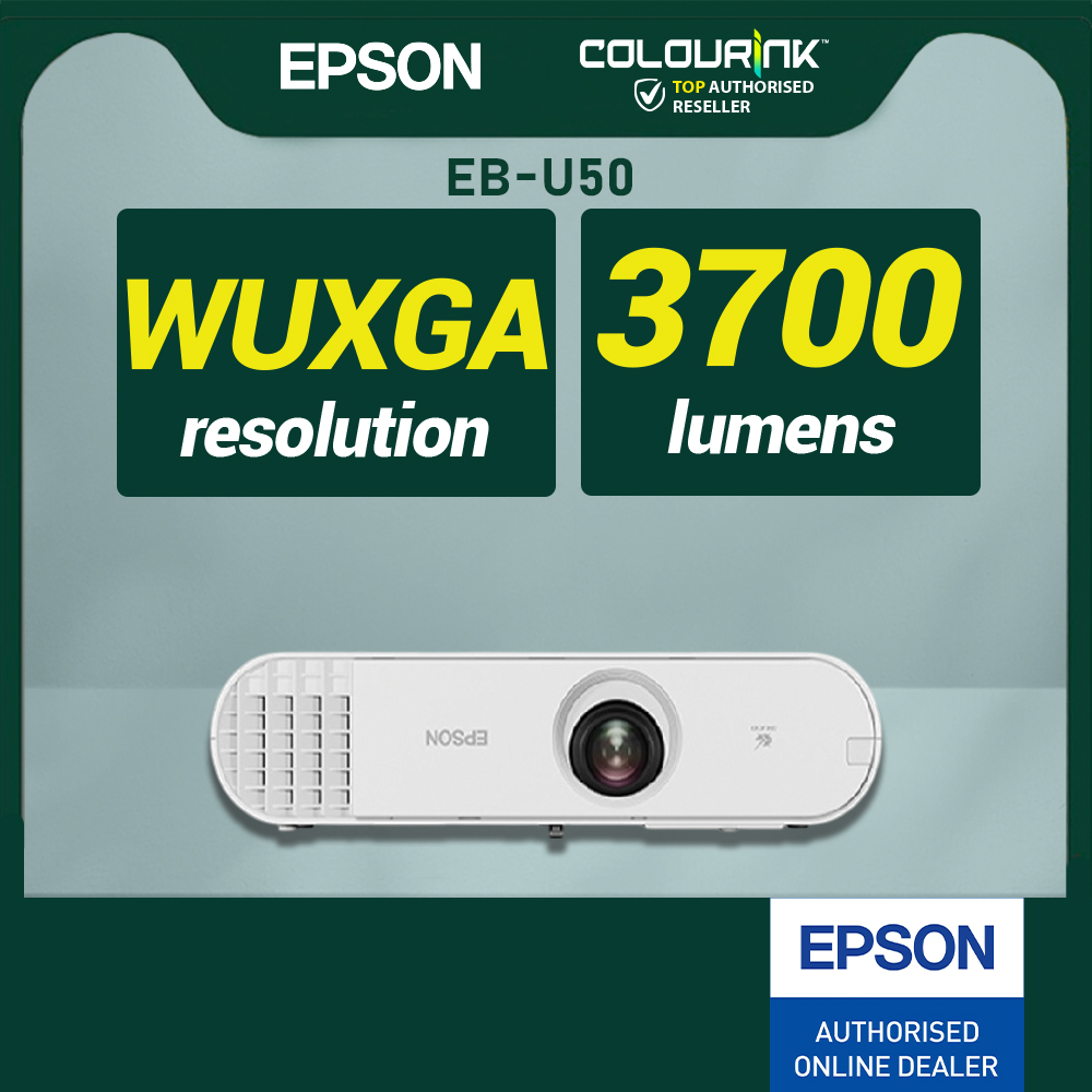 Epson EB-U50 WUXGA 3700 Lumens Digital Signage Wi-Fi projector Dust Resistance similar EB-W50 EB-W06