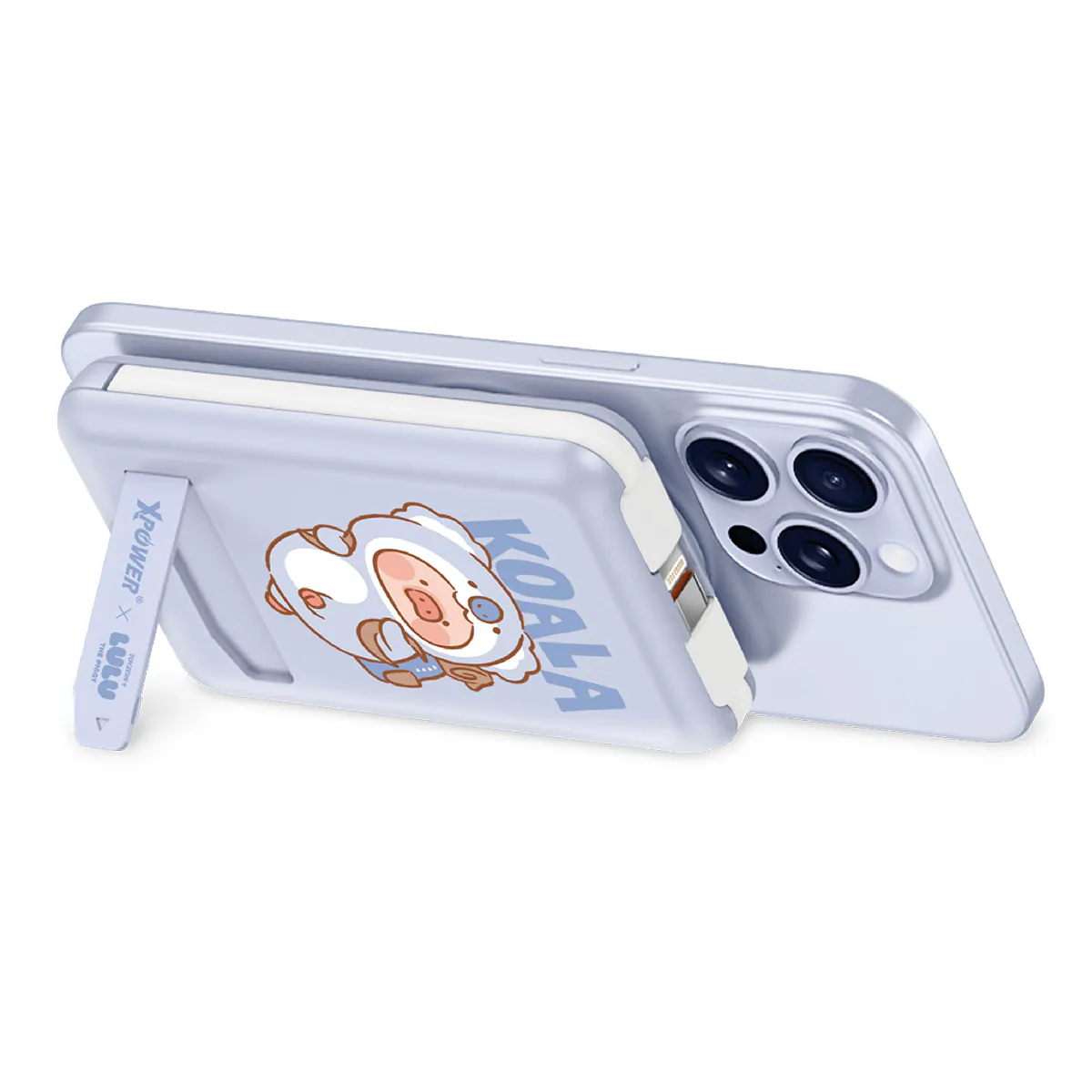 CCC | 3C認證 XPower x 罐頭豬LuLu🐷M10C+ 6合1 10000mAh多功能迷你20W PD3.0+ 磁吸無線快充移動電源