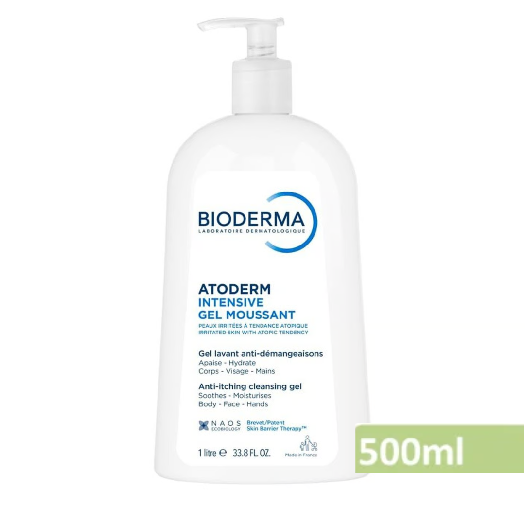 Bioderma - 強效滋潤潔膚沐浴露 (濕疹及乾燥皮膚) 500ml (新舊包裝隨機發貨) [平行進口]