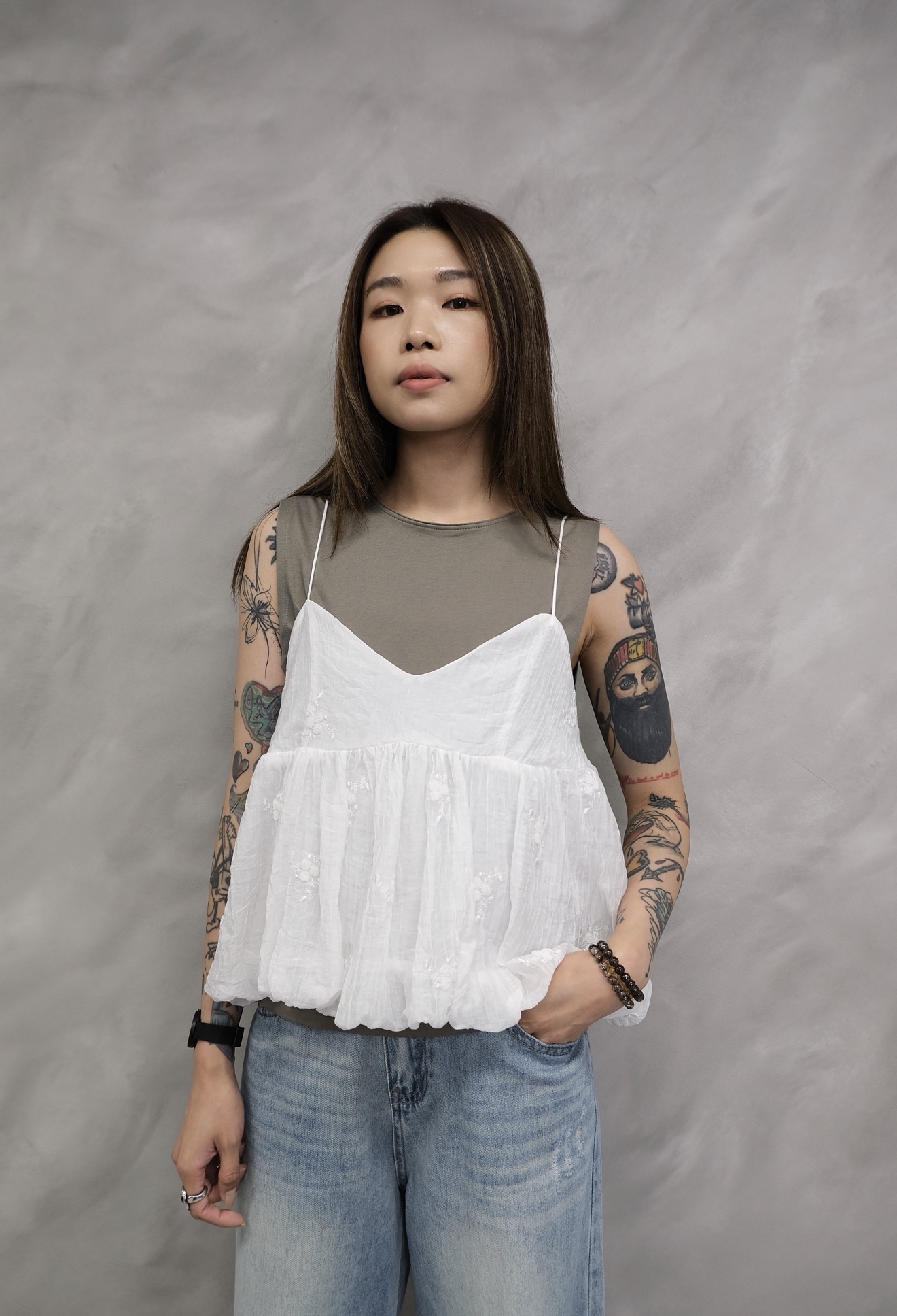 Basic vest #top149