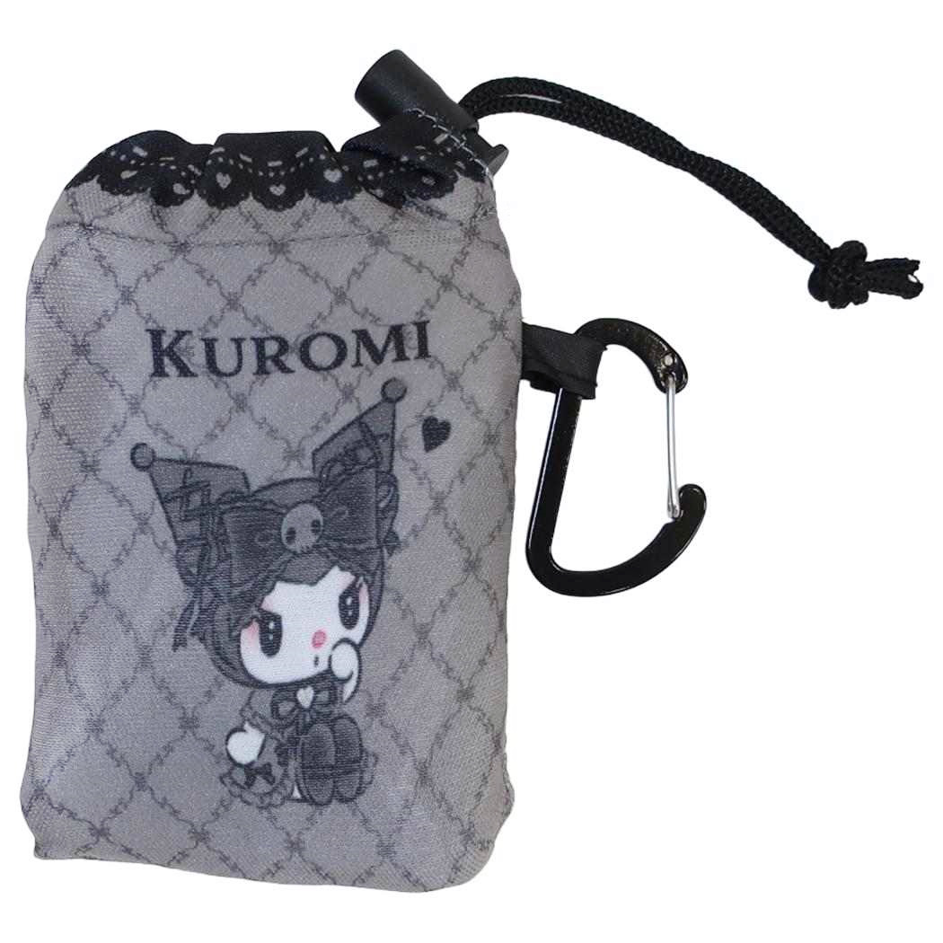 現貨｜Sanrio Kuromi 日版 索繩收納 環保袋 - 可孭上膊 (CKSE1-KU-LA)