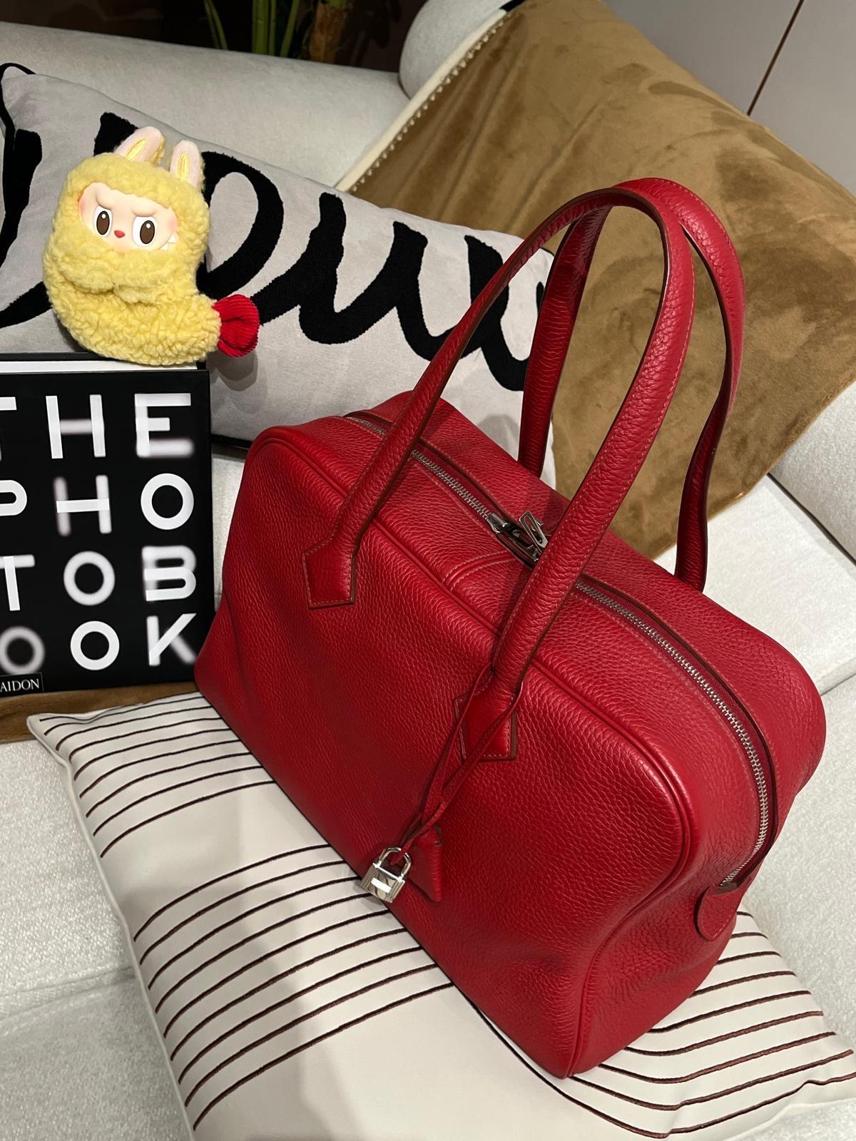 Hermes Victoria 35 shoulder bag STAMP[R] 100%Authentic ,95%new ✅key lockpad✅dust bag