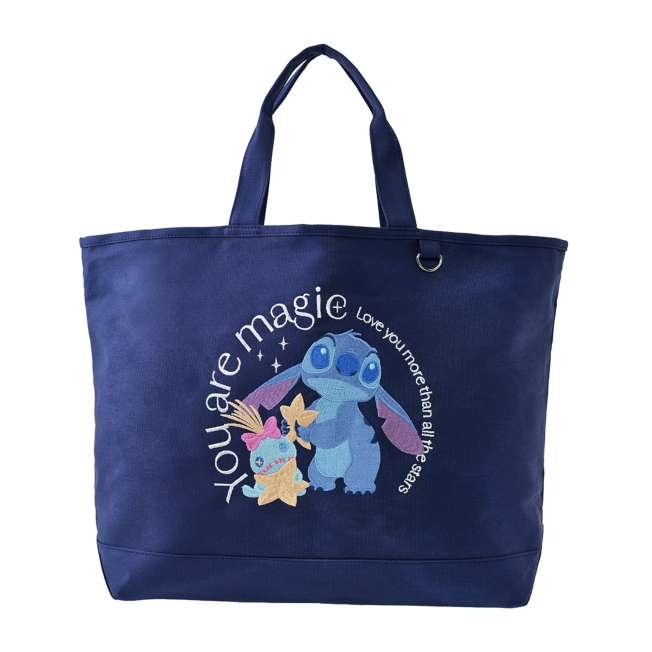 🌸 【預訂】Stitch & Scrump Tote Bag - Disney Stitch Day Collection