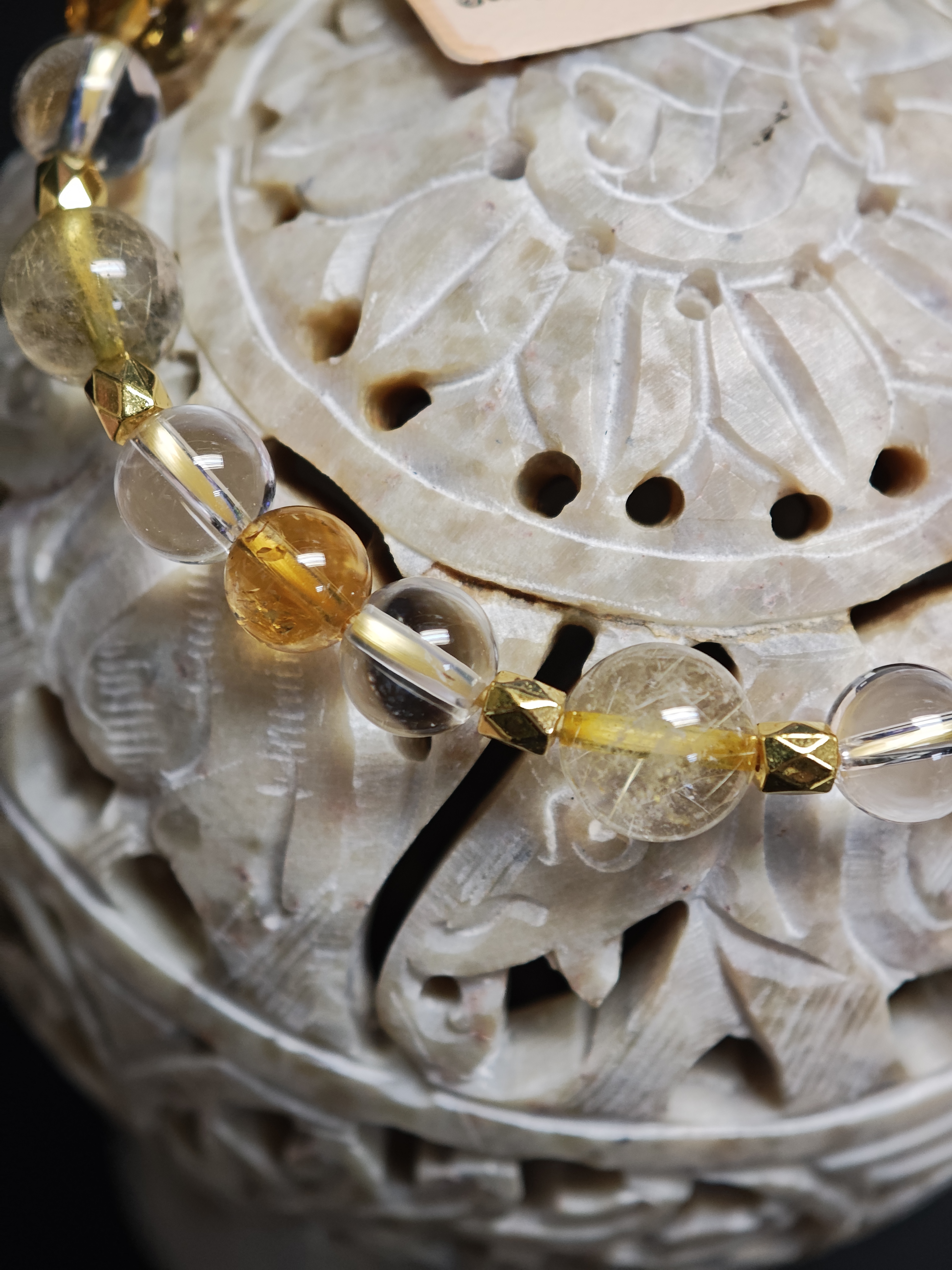 ✨新品DIY水晶手串✨✨金髮晶✨黃水晶✨白水晶✨