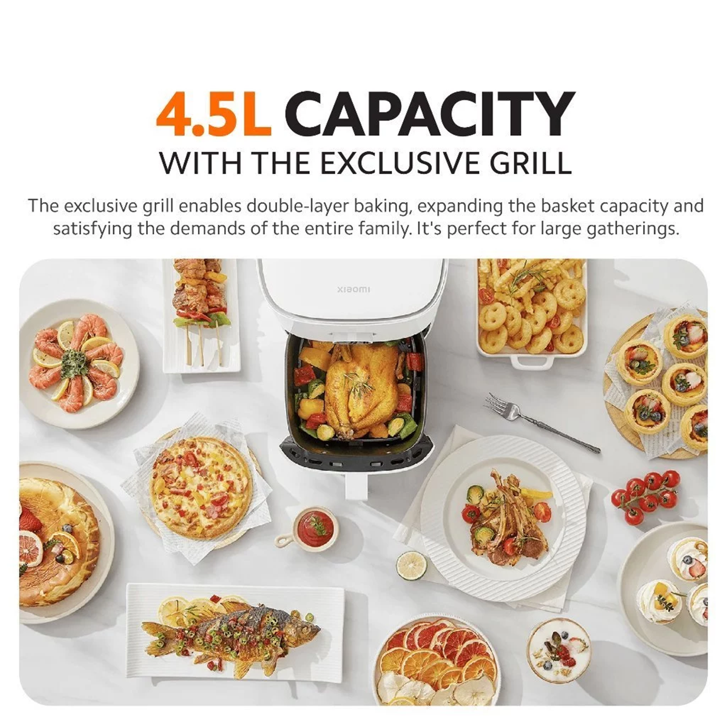 Xiaomi 4.5L Smart Air Fryer App Control (BHR8235GB)