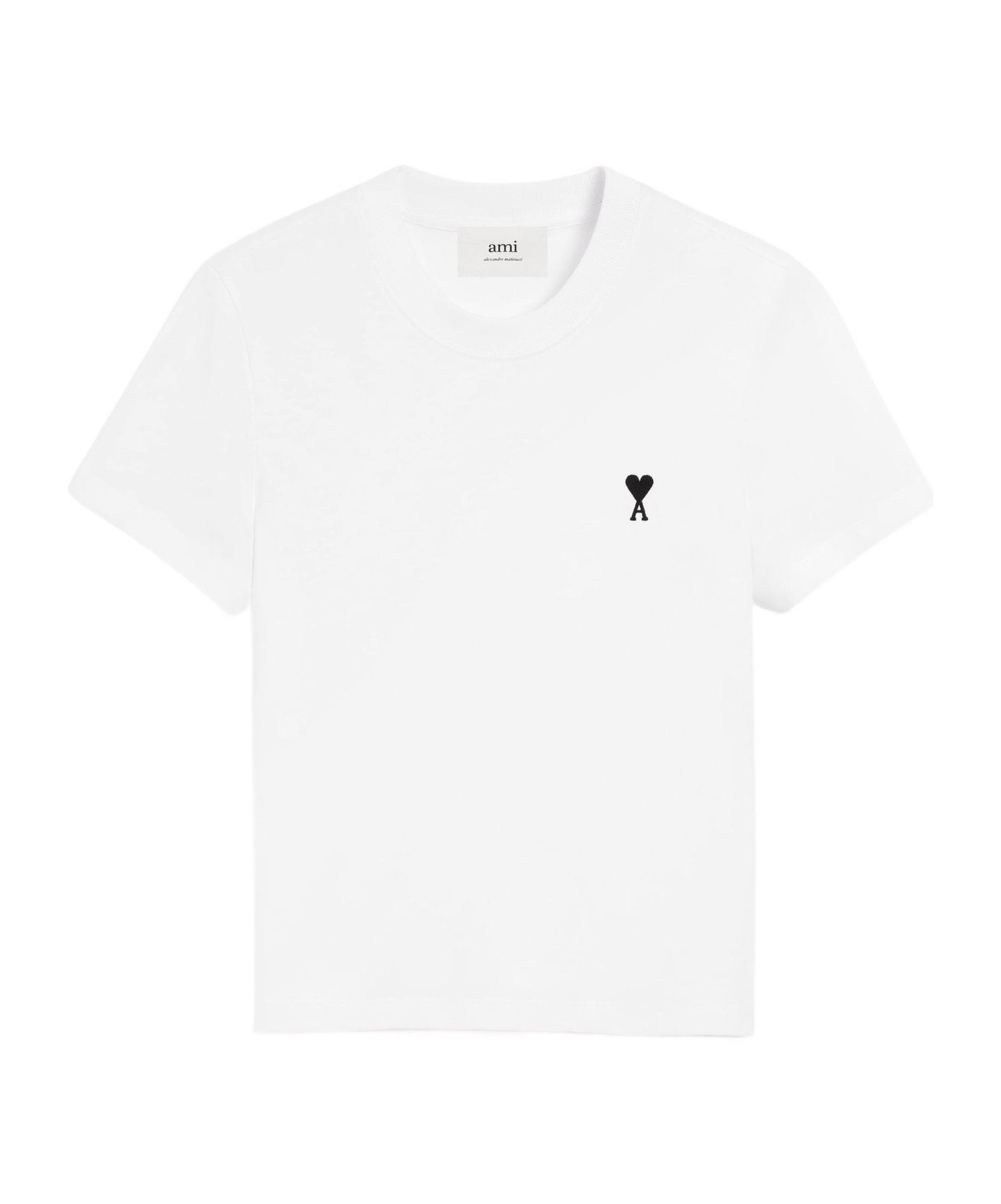 AMI 新款 白色圓領 logo Tee Size XS/S/M/L