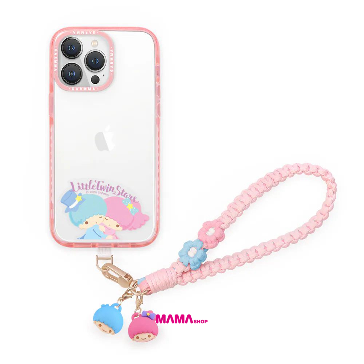 台灣直送Sanrio 公仔吊飾編織手機防丟掛繩