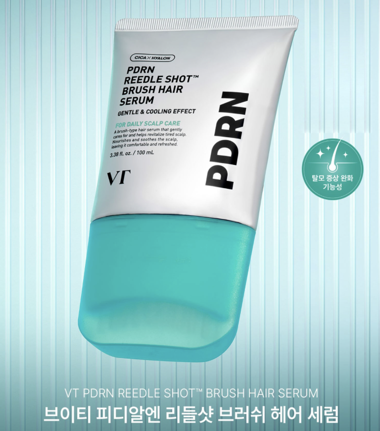 韓國 VT PDRN Reedle Shot髮際線養護 微針頭皮 清爽精華100ml｜PDRN Reedle Shot Brush Hair Serum