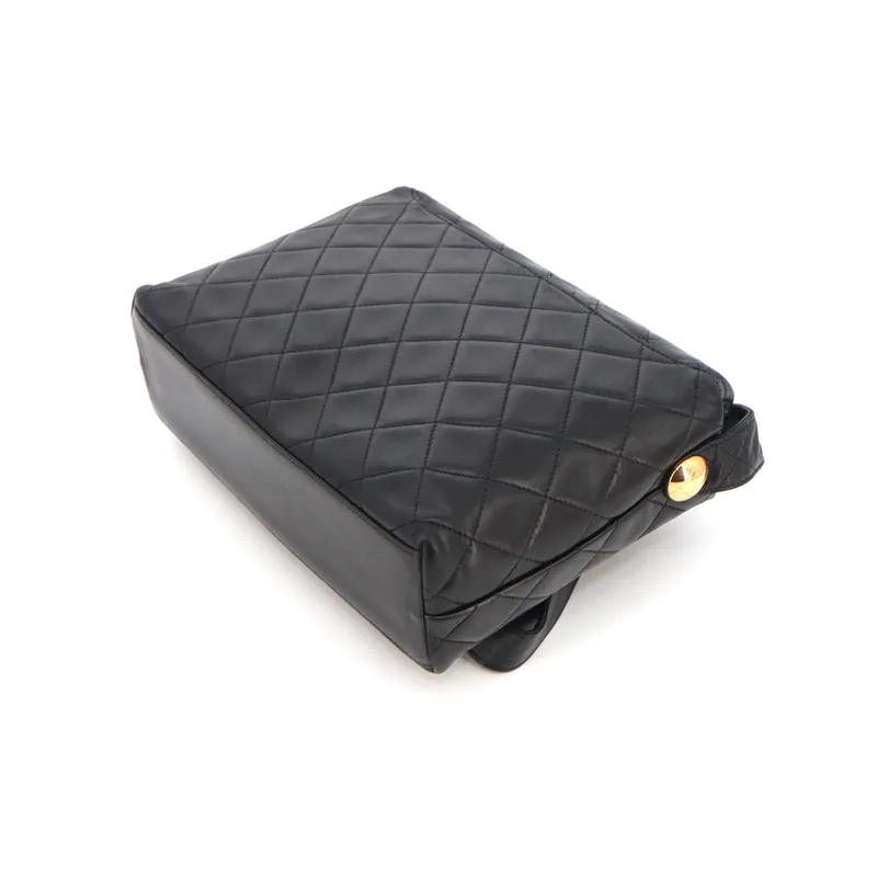 Chanel Coco Mark Matelasse Lambskin Turn Lock Crossbody Bag