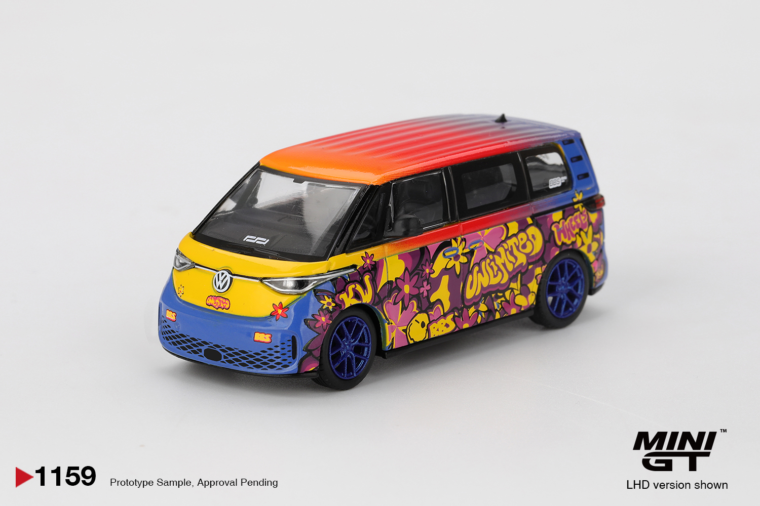 Mini GT 1/64 Volkswagen T1 Microbus Mizu Design - MGT01159-L