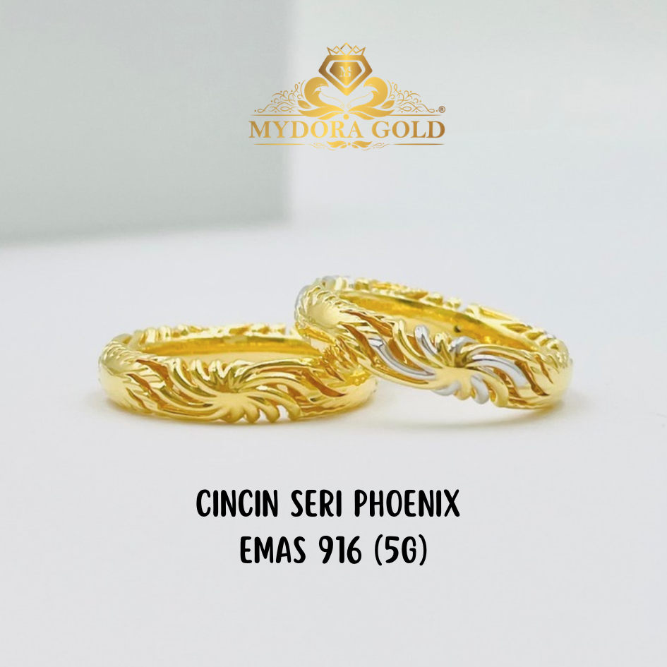 MYDORA Cincin Seri Phoenix (5G) l EMAS 916/22K