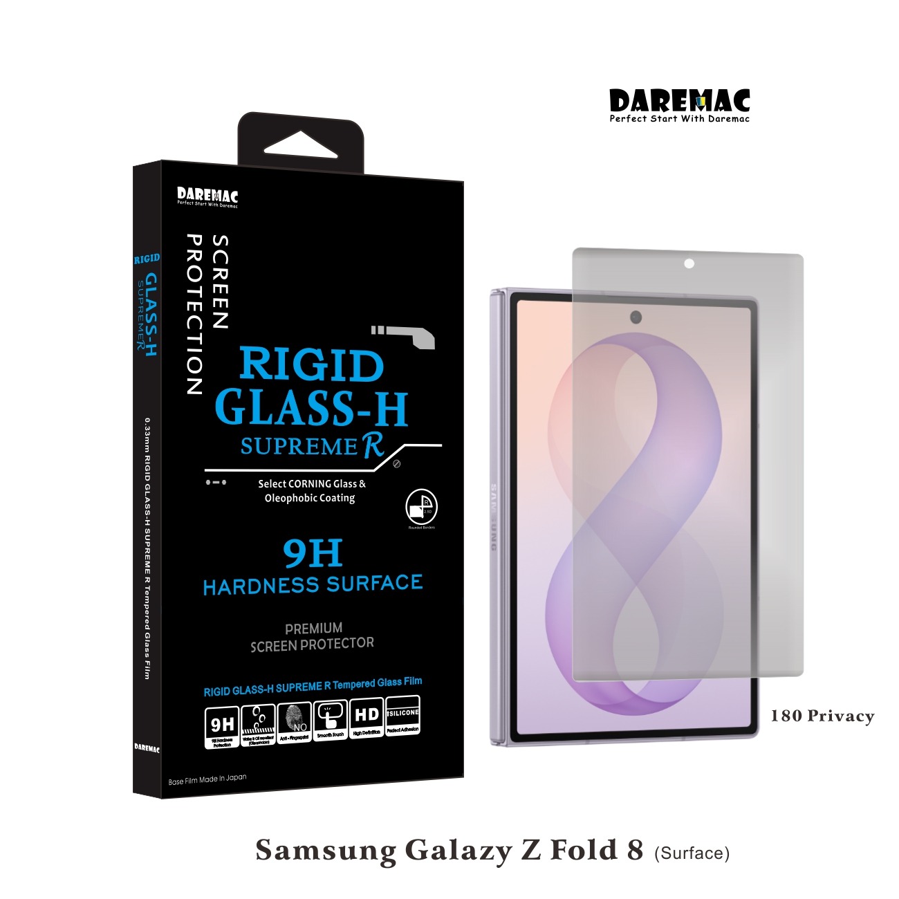 Daremac Samsung Galaxy Z Fold 8 /Z Fold8 Ultra 2.5D康寧玻璃貼