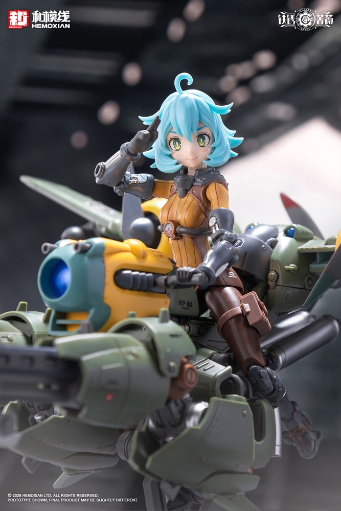 (預訂訂金 $100) (總價 $386) 壽屋 和模線 Kotobukiya 鐵銹薔薇 Rhande Koskinen & RTP-10A 鋒刃 高速可變戰機 (KO09614) (行版) 