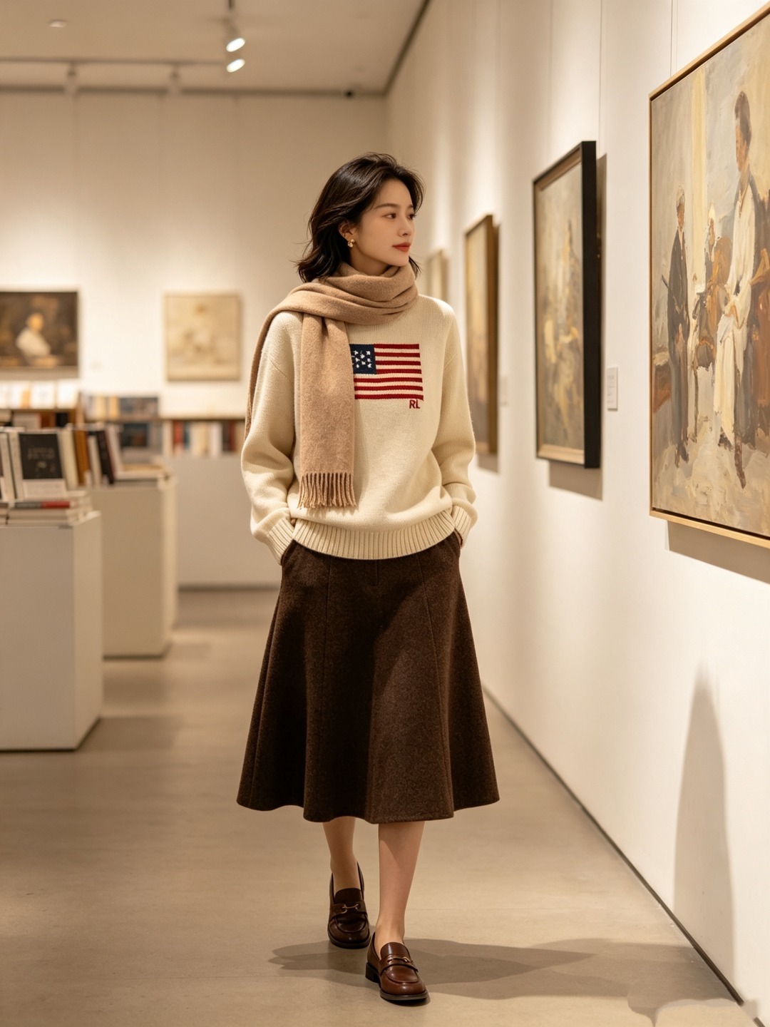 Polo Ralph Lauren Flag Knit Jumper 旗幟圓領針織冷衫