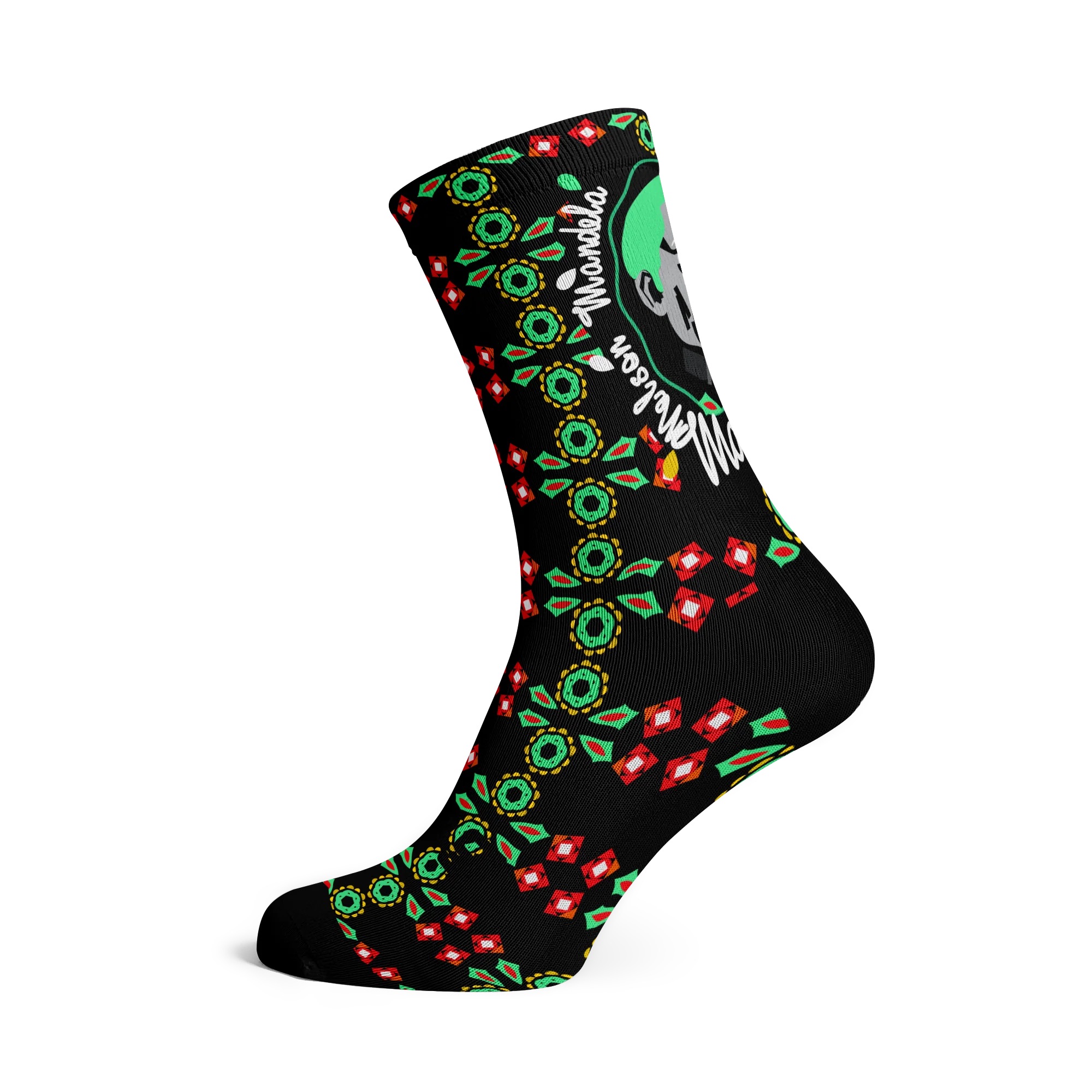 Sox Nelson Mandela Foundation Black Socks