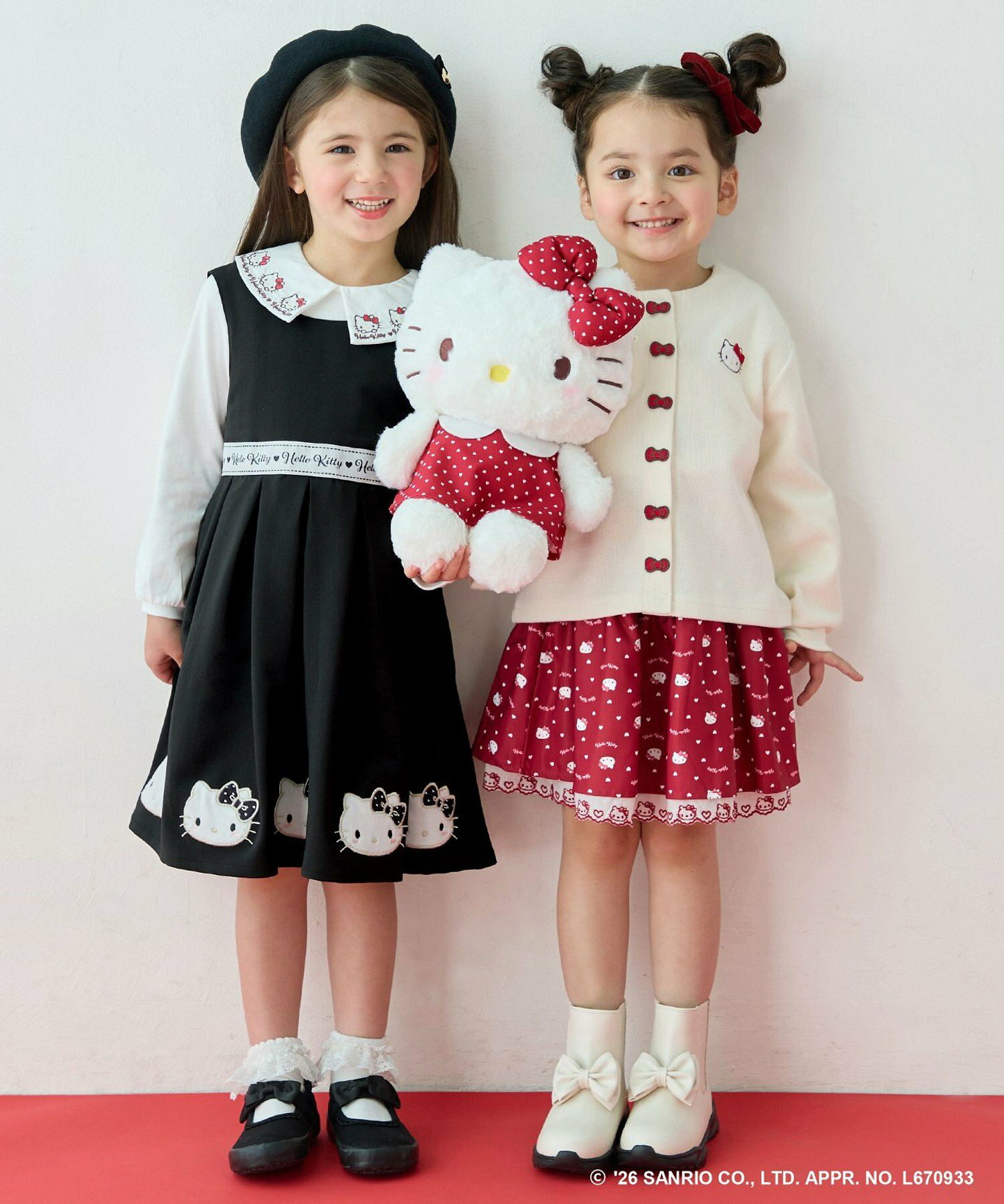 🆕【⭐訂購⭐】🌀 🇯🇵 日本直送 #HelloKitty x ANY KIDS 刺繡領襯衫🌀 [ELJA-0067][261107]