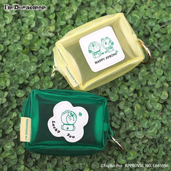 [訂購] 多啦A夢掛扣袋 小物袋 Doraemon生活 Pouch｜四葉草系列