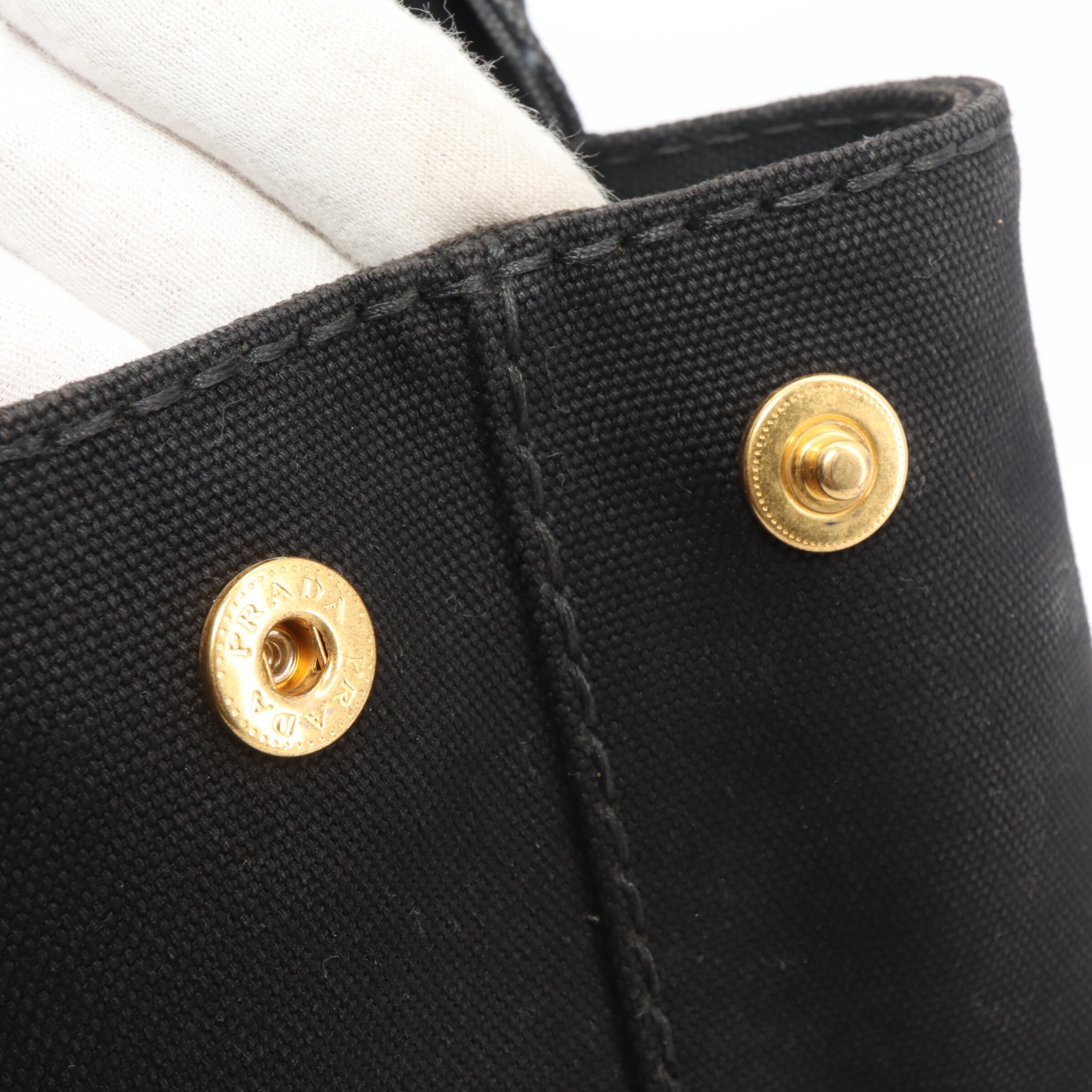 Prada Canapa Canvas Tote Bag
