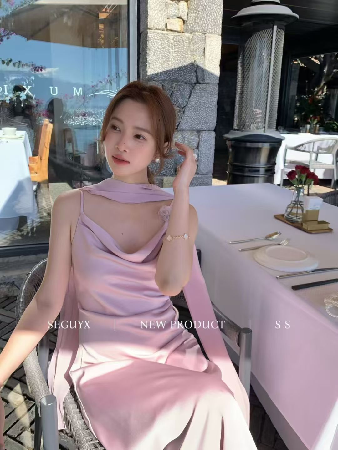 4466 紫露晨曦小礼裙 Rosée Améthyste DInner Dress