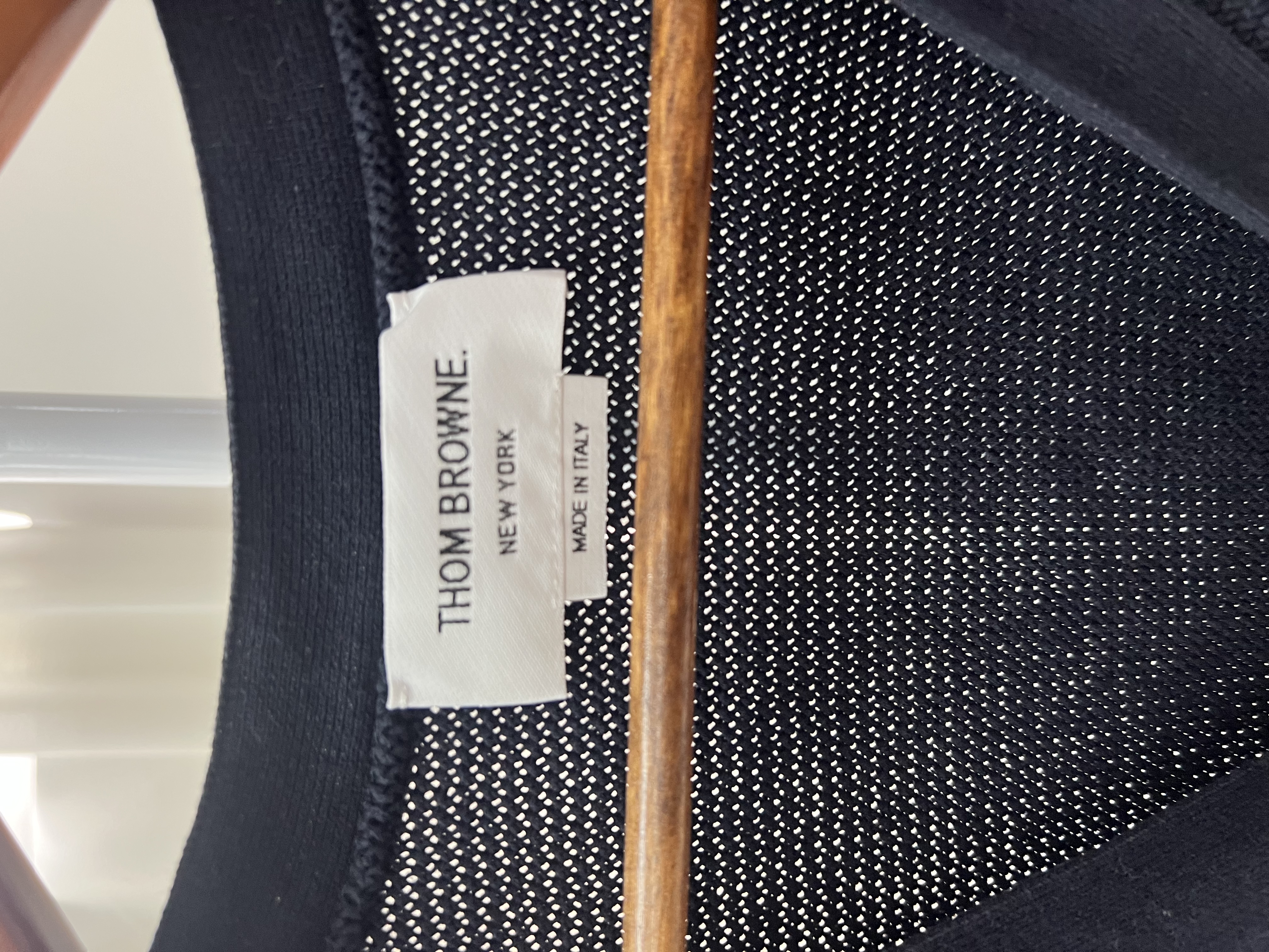 Pre-owned Thom Browne 4-Bar crew-neck loopback/ Product Code: 26050801