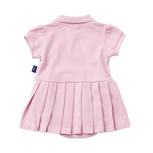 🇯🇵預訂 日本直送🇯🇵Polo Baby刺繡絲帶粉紅色短袖包屁裙