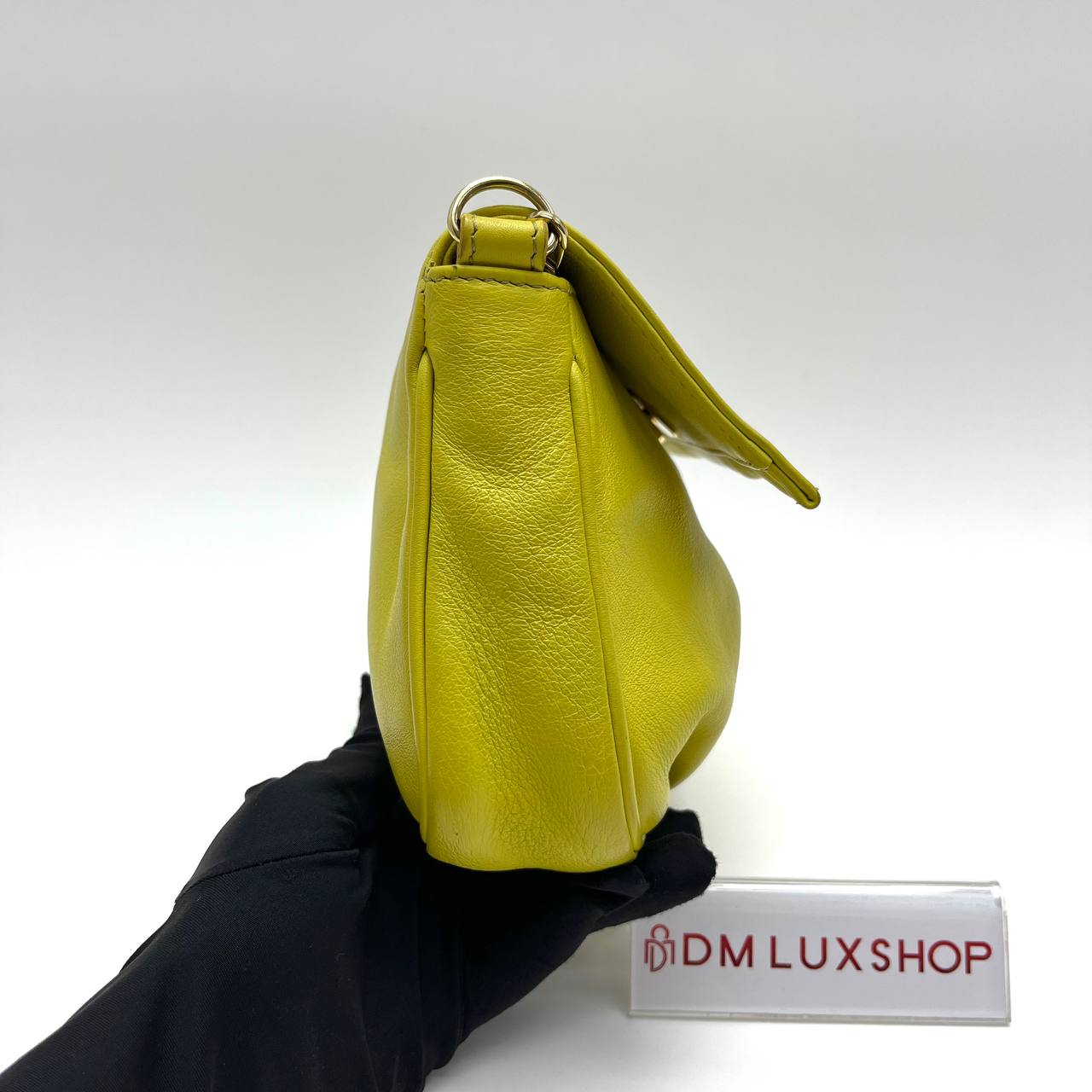 Fendi Fendista Pochette Crossbody Bag Yellow