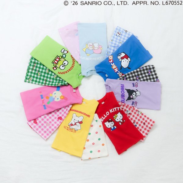 🆕【⭐訂購⭐】🇯🇵 日本直送 🌀#Sanrio 接觸涼感 短袖家居服套裝［7款選］🌀 [ELDA-0172][260519]